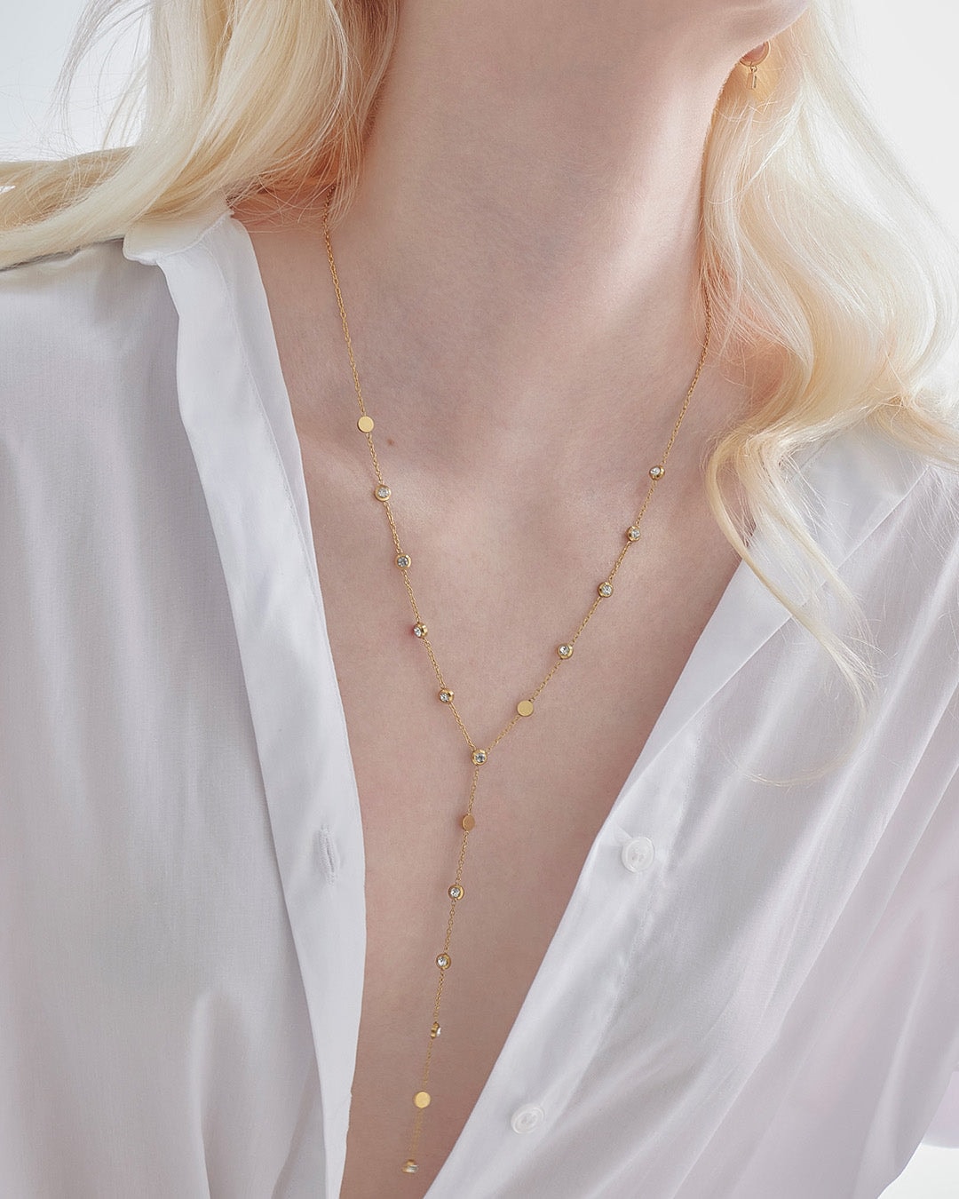 Collar Largo Cristales - imagen 1