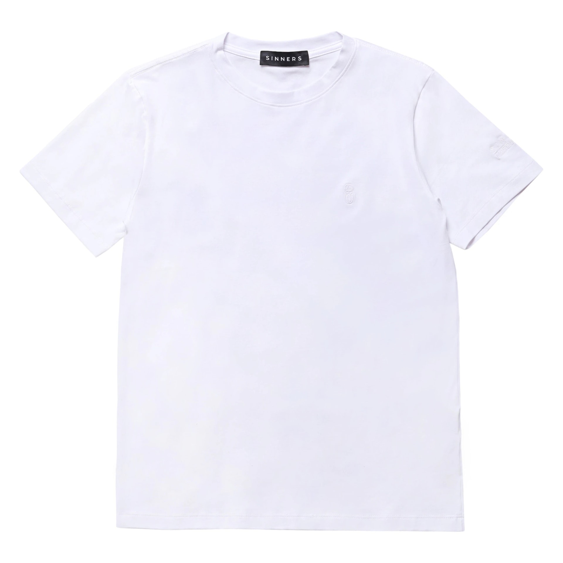 MONOGRAM SLIM WHITE T-SHIRT - imagen 1