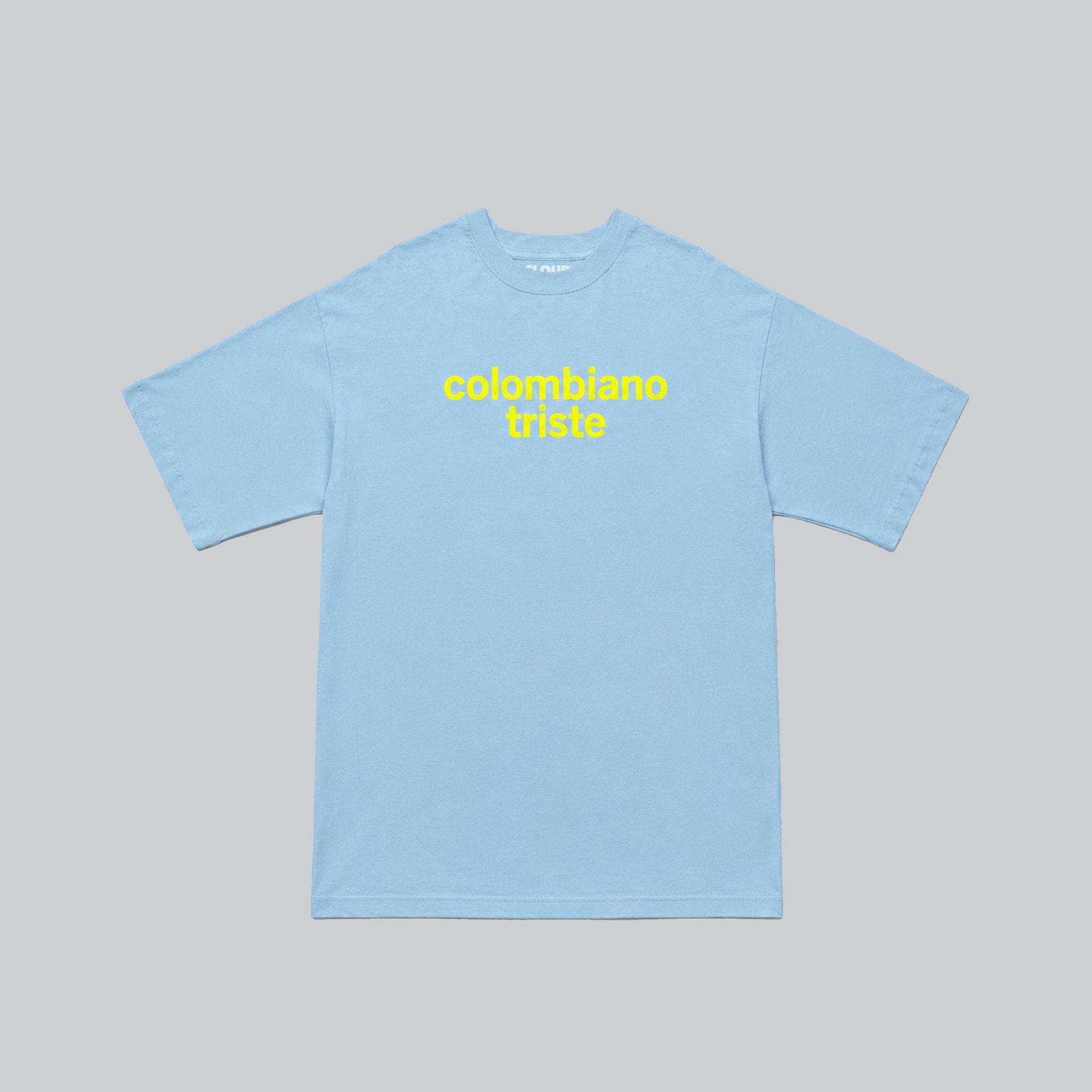 Camiseta colombiano triste azul bebe - imagen 1