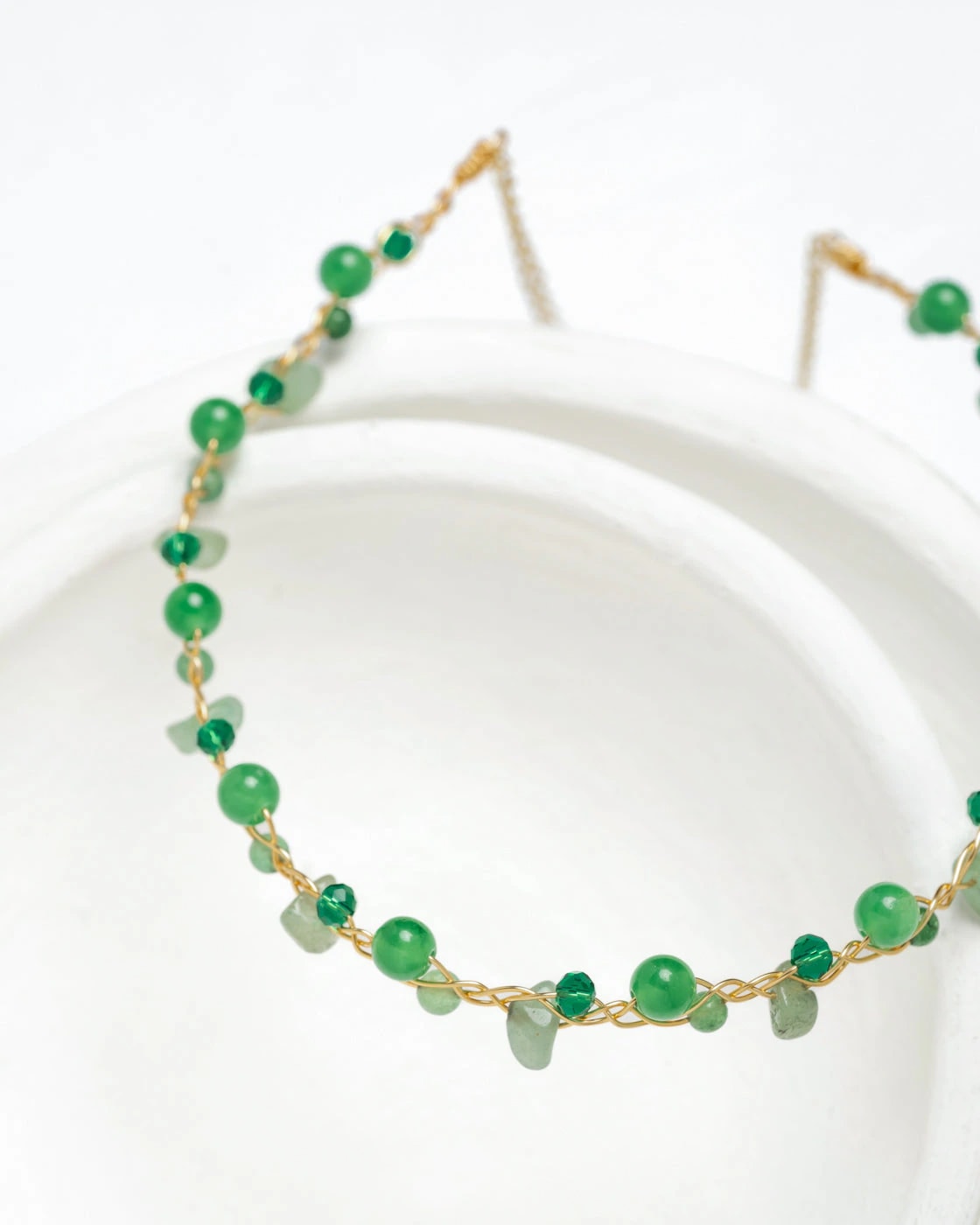 Collar Choker Verde Vitalidad - imagen 1