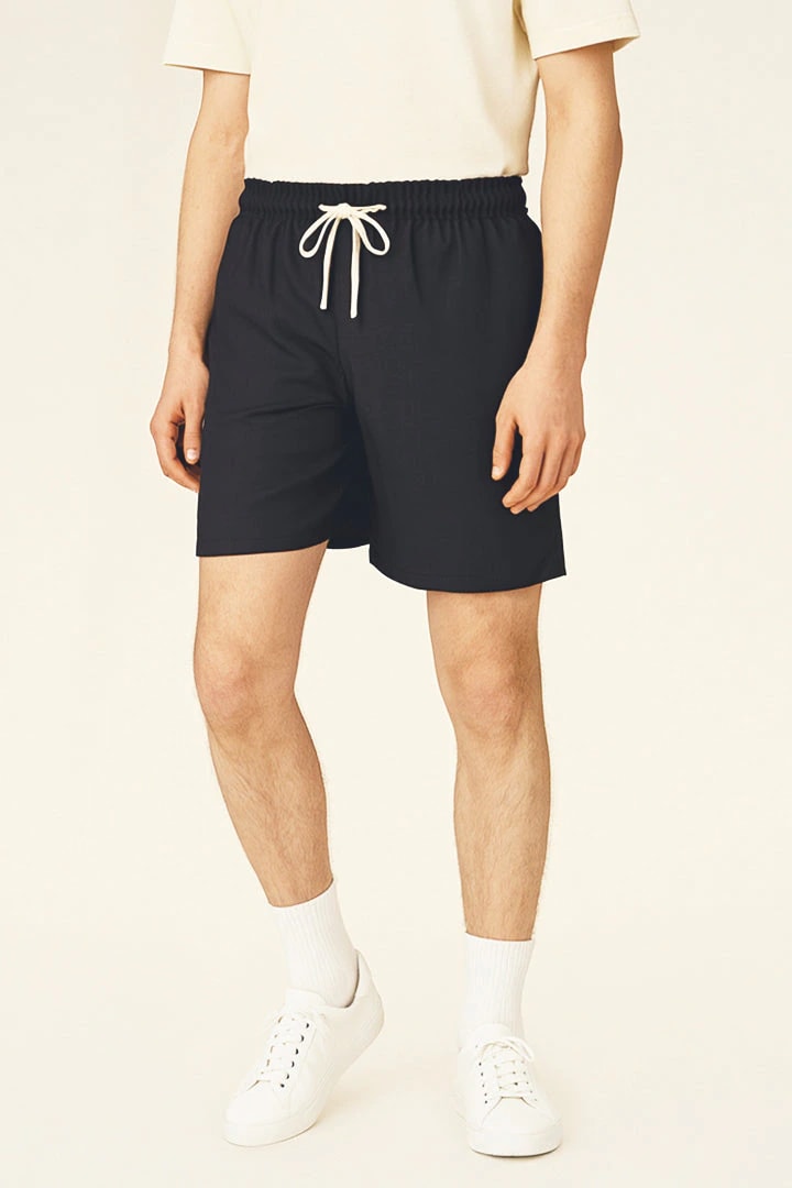 Short lino negro - imagen 1