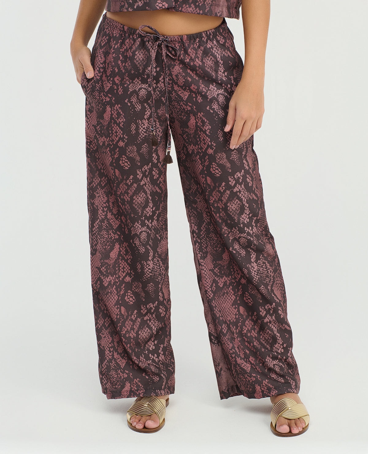 Pantalón | Corte Recto | Tiras Ajustables - imagen 1