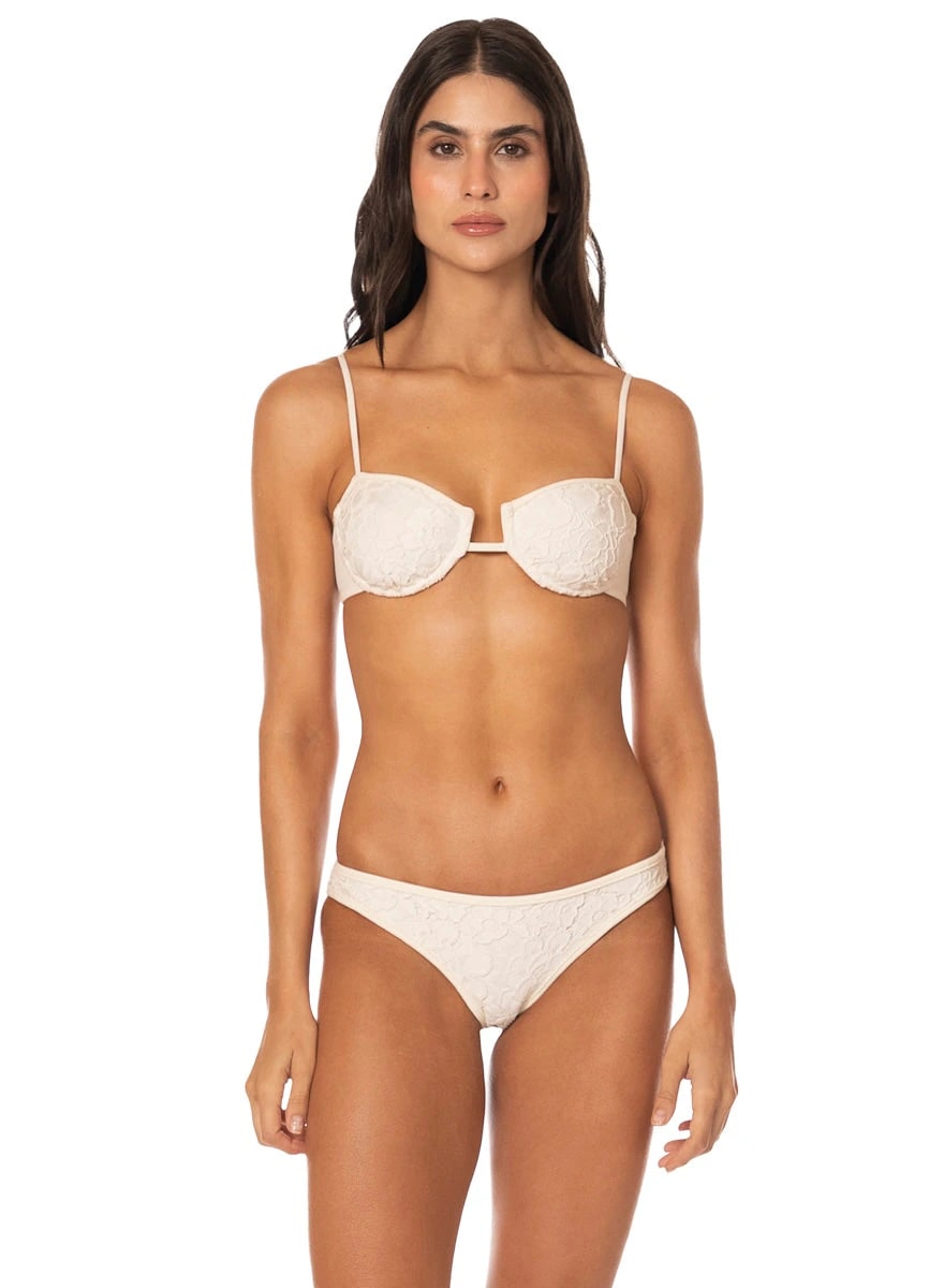 Maaji Lace Whisper Amatista Unmolded Underwire Bikini Top - imagen 1