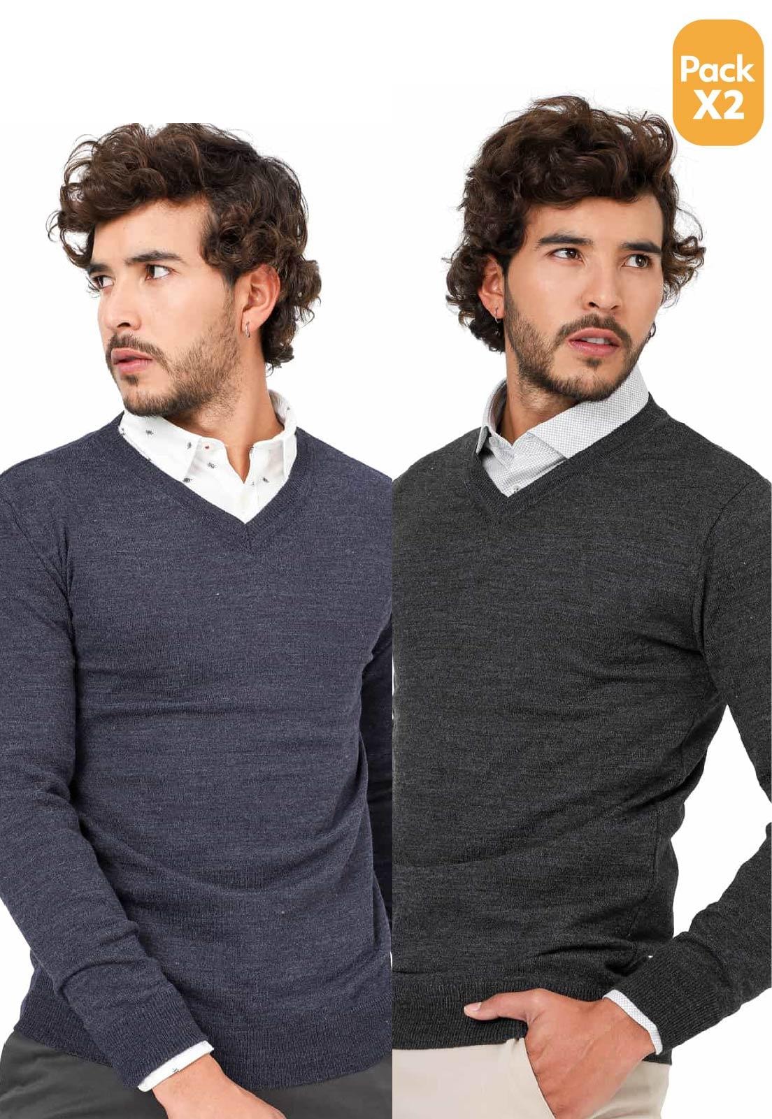 Pack x2 - Buzo Cuello V - imagen 1