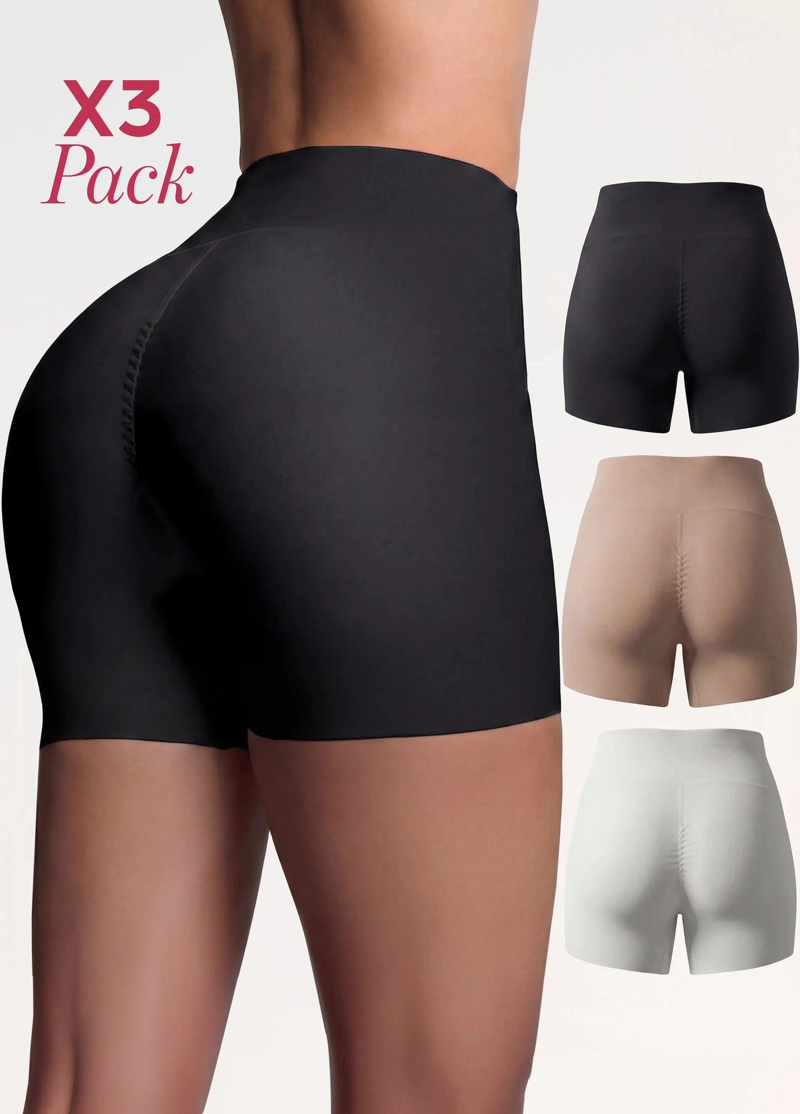 Kit de 3 Shorts Moldeadores Invisibles | Salome 1202 | Ant 20879 - imagen 1