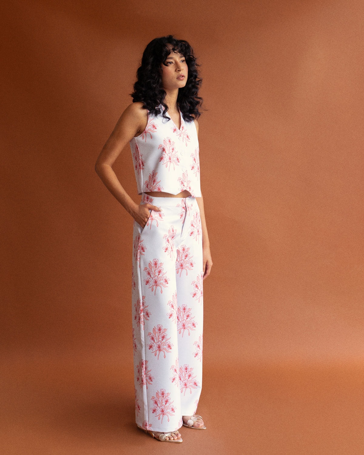 Chaleco Bouquet Coral - imagen 1