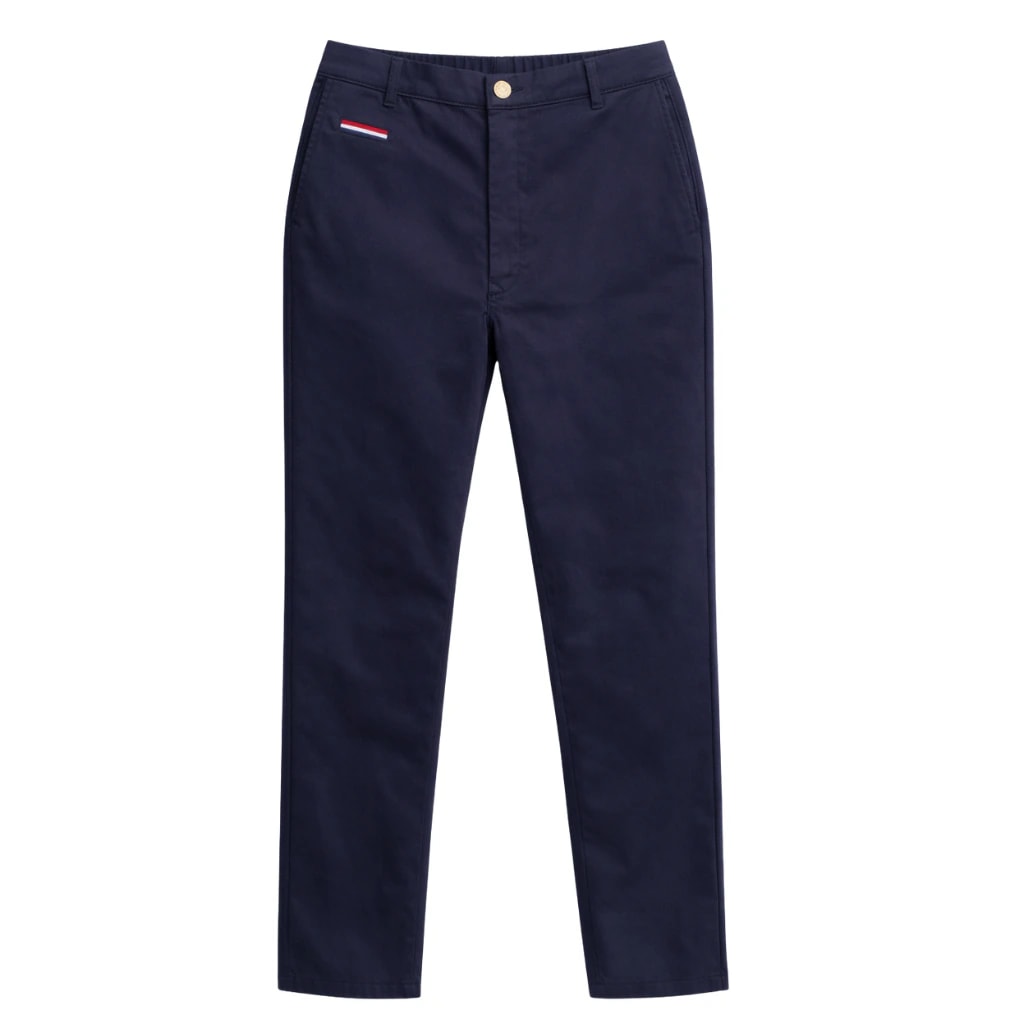 NUOVO - Pantalón prepster classic fit elástico - Blu République - imagen 1