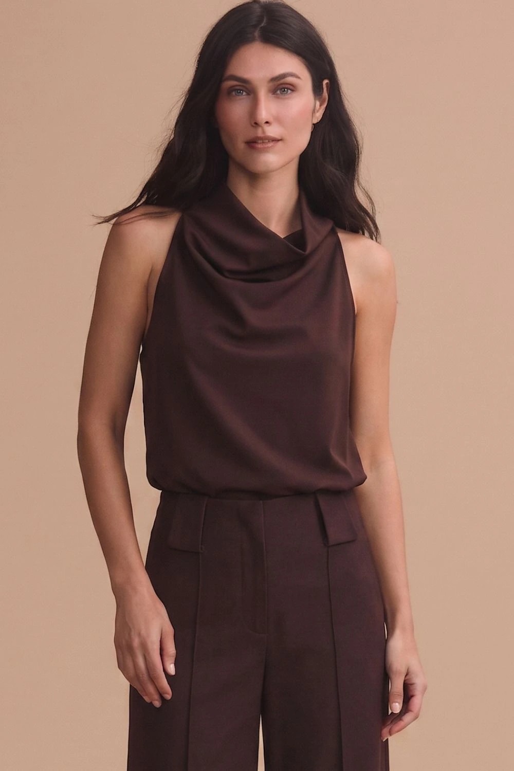Blusa noche de lirios brown - imagen 1