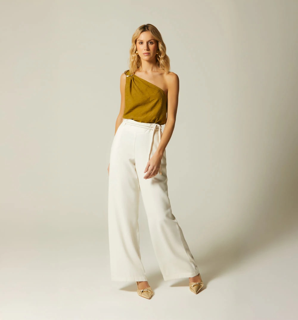 Blusa solo hombro con insumo - imagen 1