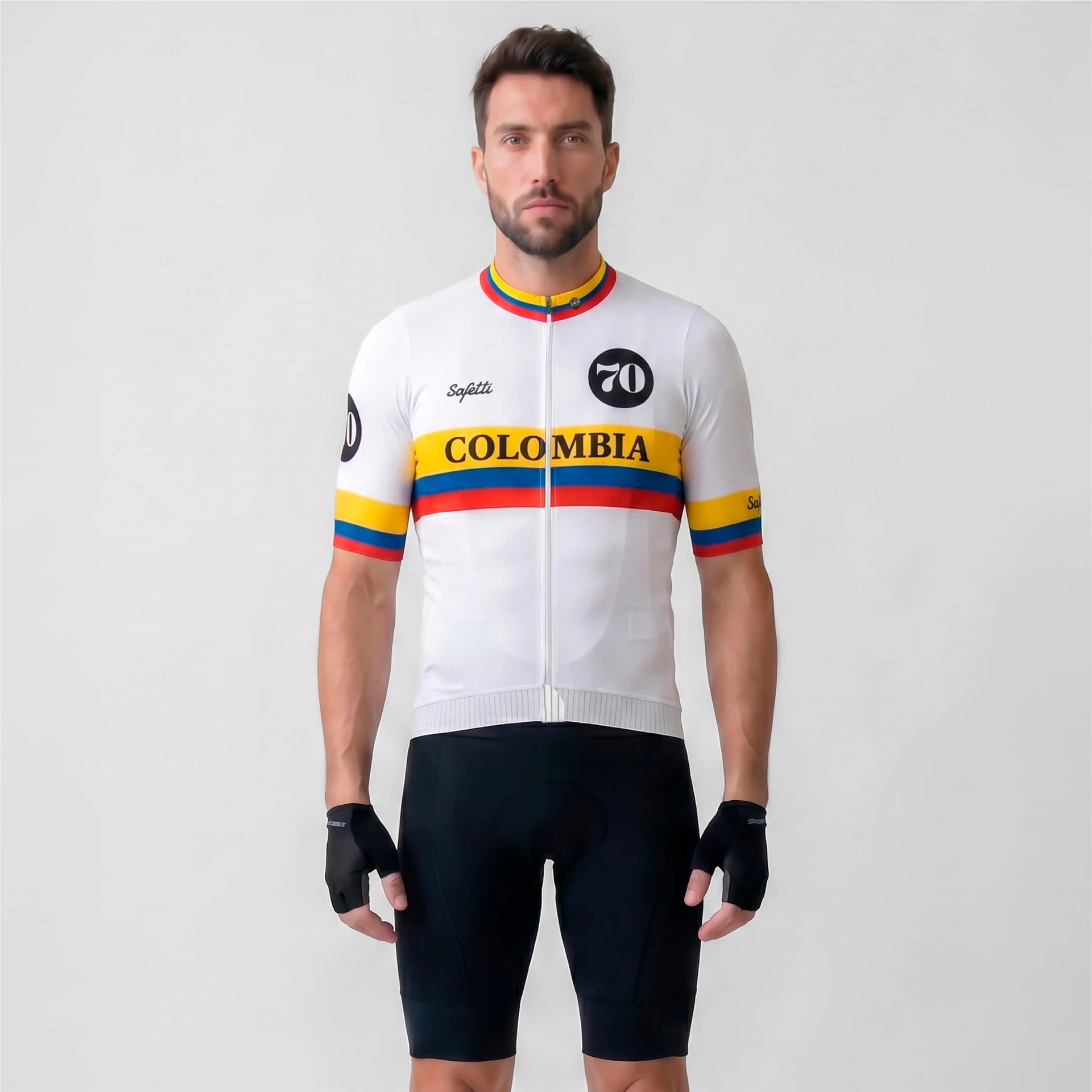 CAMISA CICLISMO MANGA CORTA COLOMBIA COCHISE 70 PARA HOMBRE - imagen 1