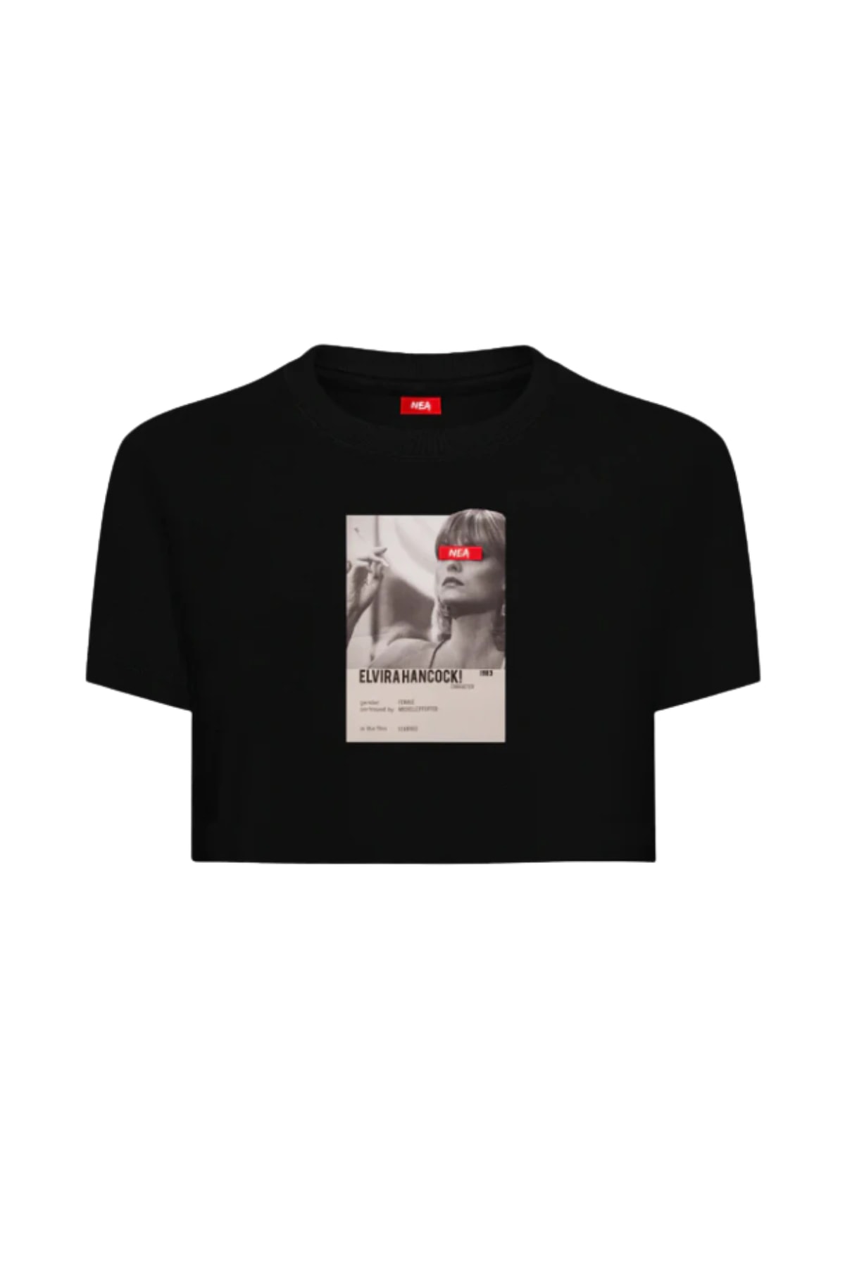 CROP TOP TAMMY NEGRO NEA - imagen 1