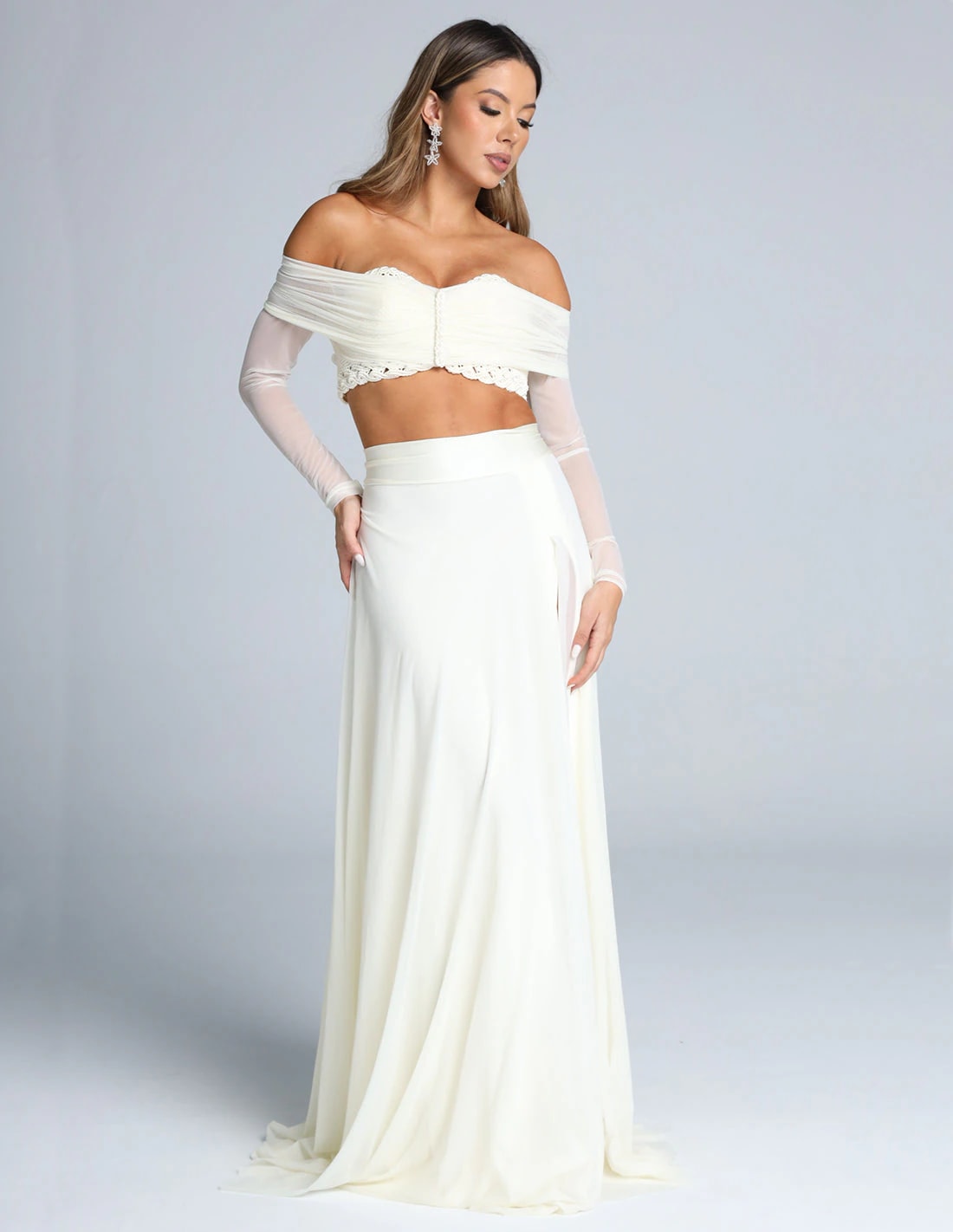 Falda Fall Marfil - imagen 1