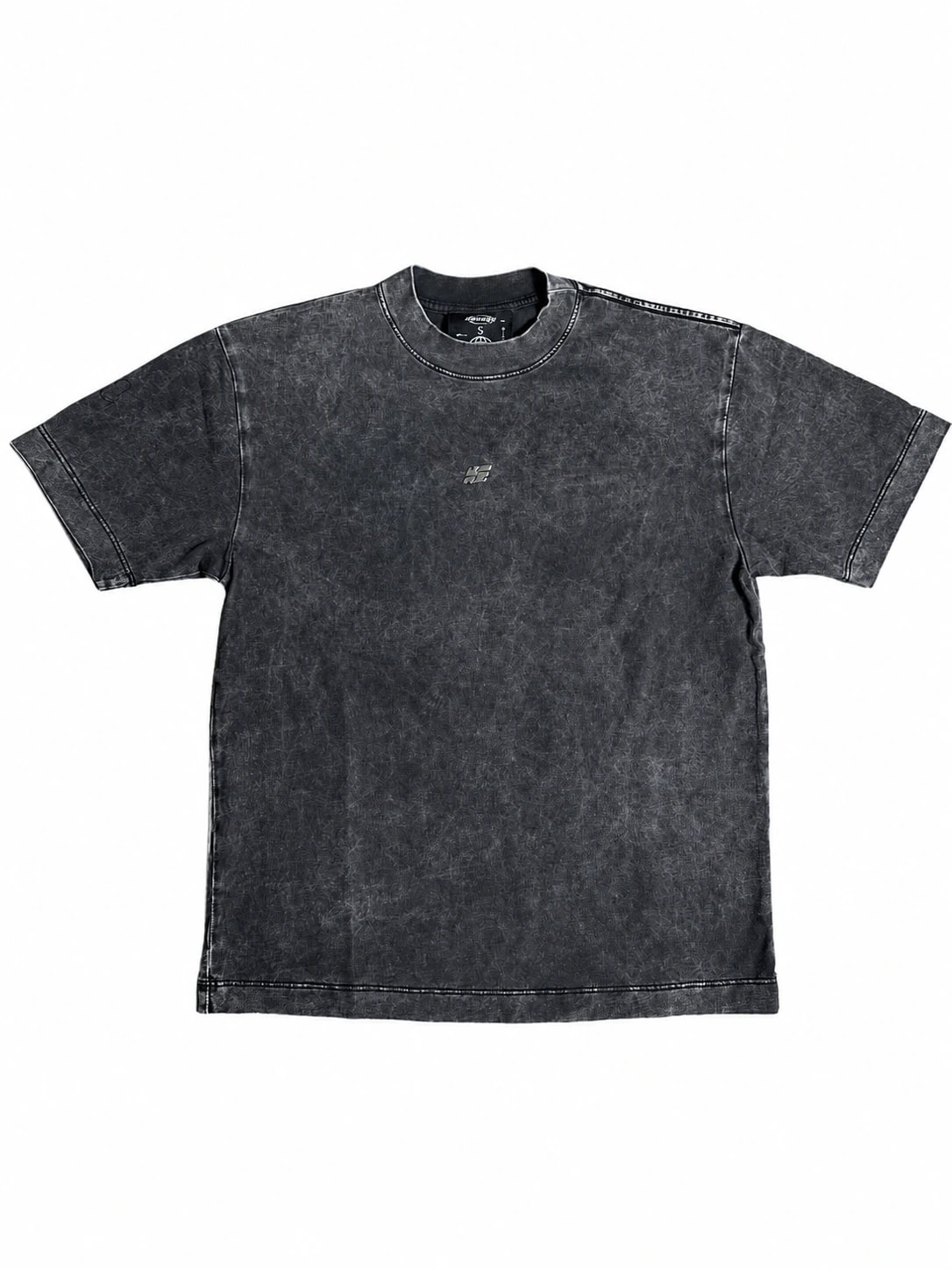 Oversize Acid Wash Negra Placa S - imagen 1