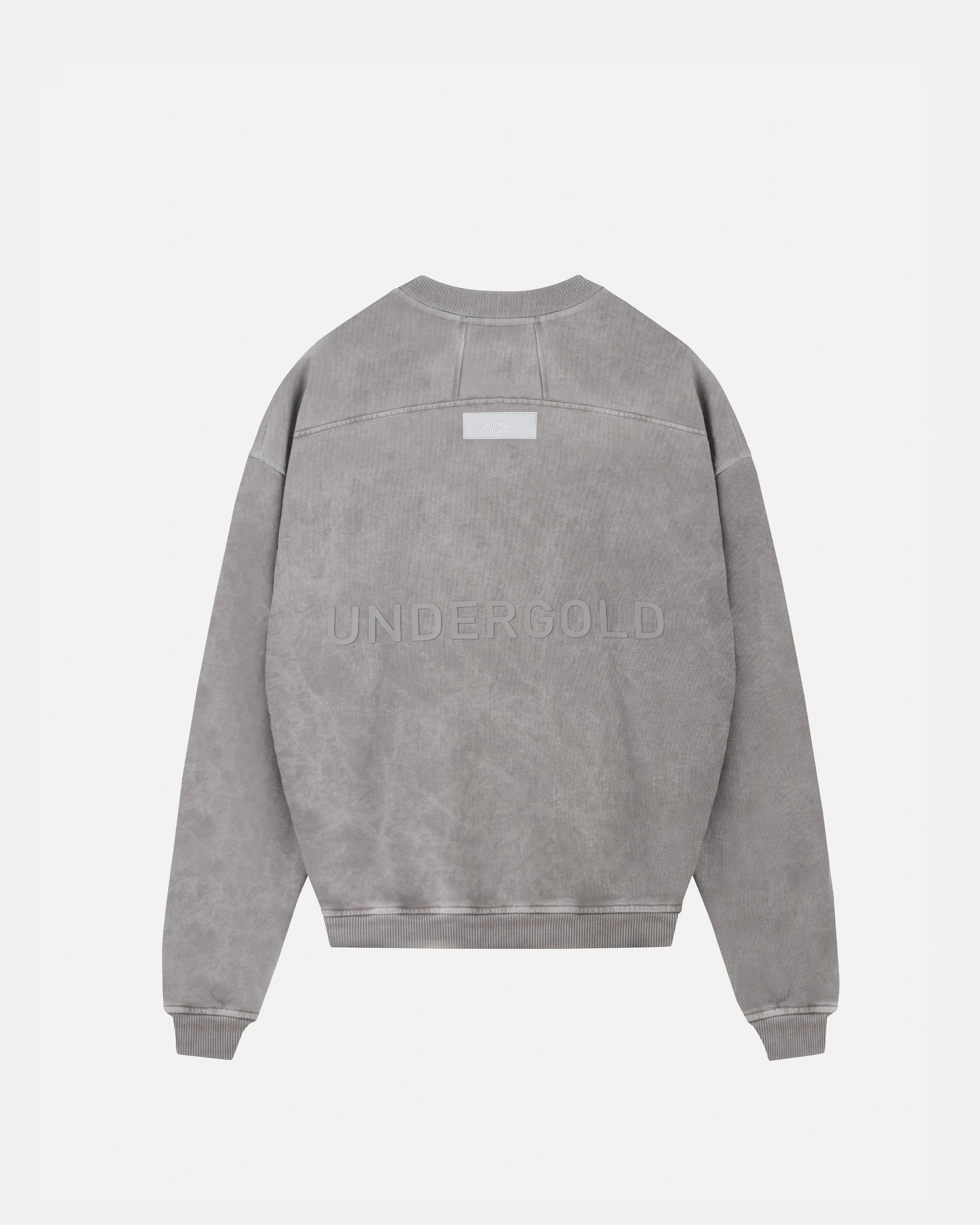 Line Logo Crewneck Washed Gray - imagen 1