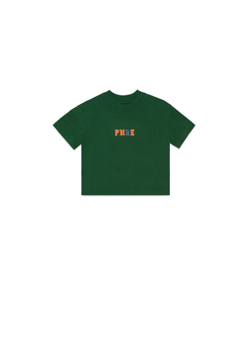 College Green Crop top - imagen 1