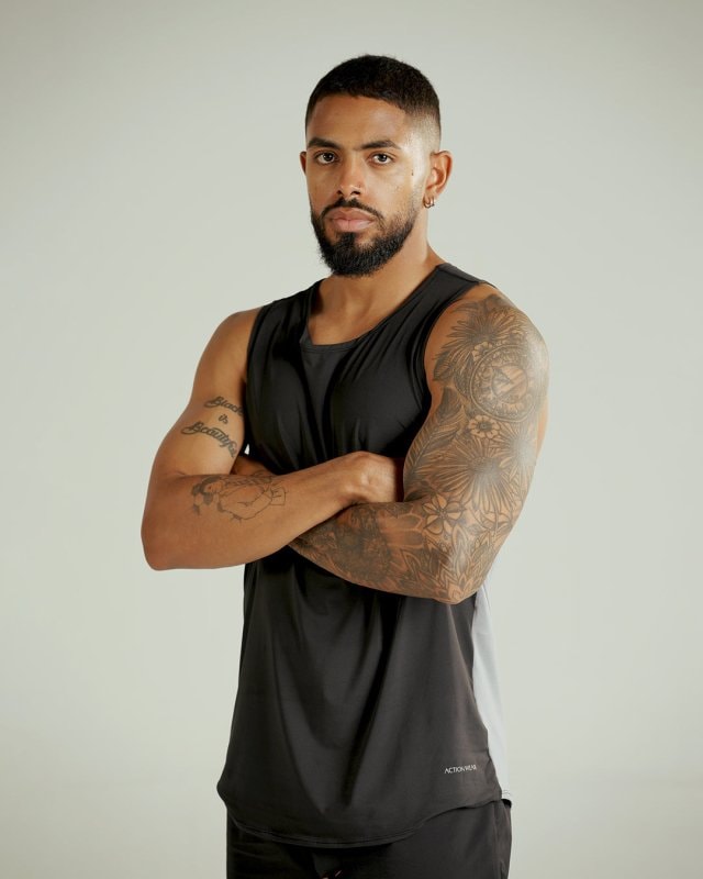 Crimson men tank Negro - imagen 1