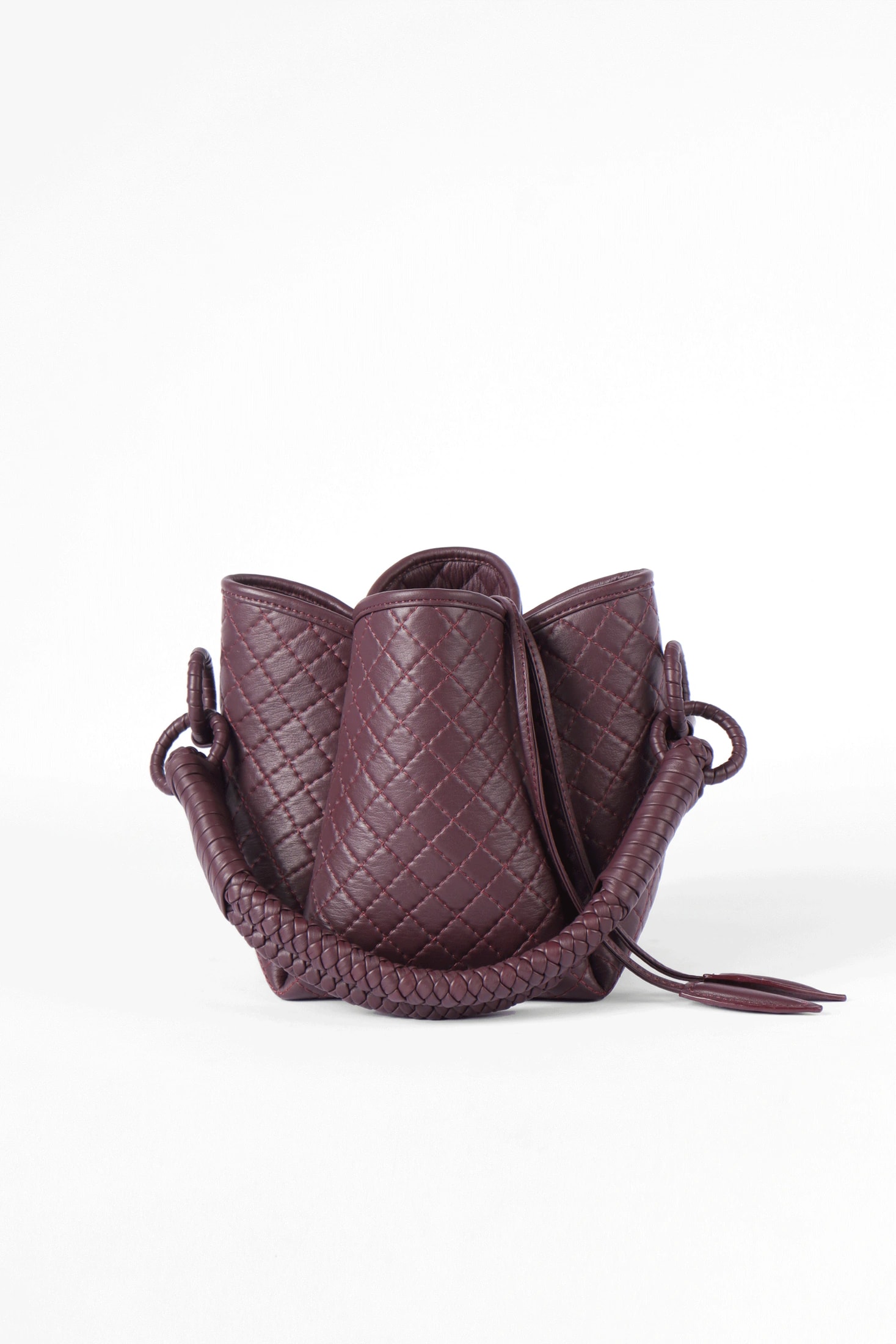 Tulip Mini Bucket Bag, Burgundy - imagen 1