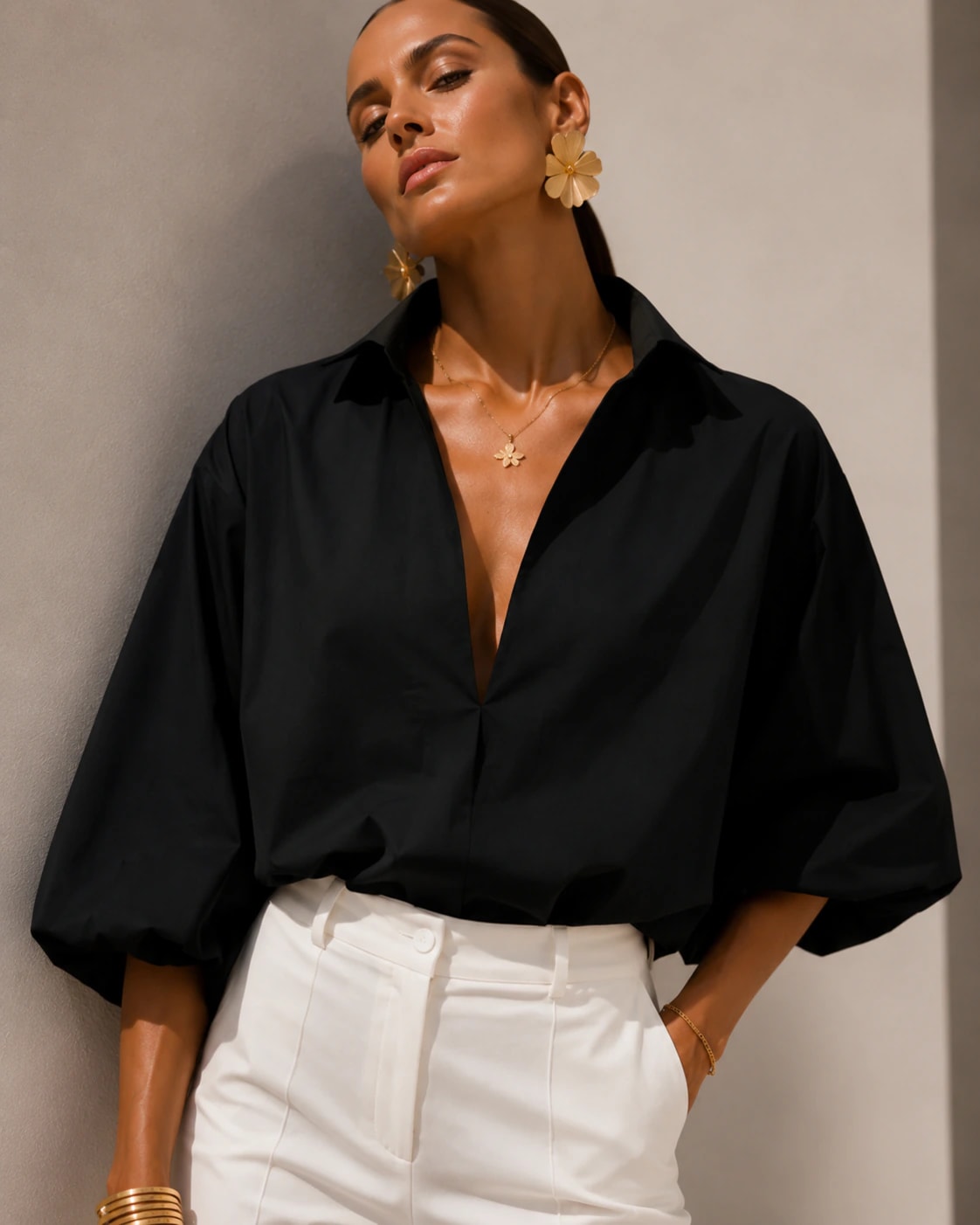 Blusa Popular Negro - imagen 1