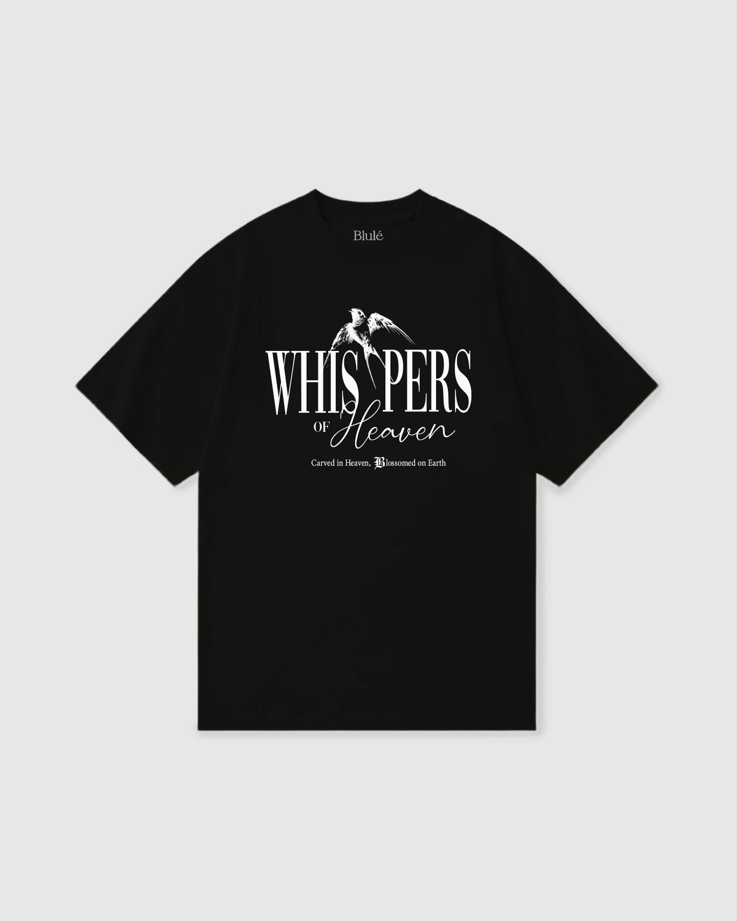 Oversized T Shirt Whispers Black - imagen 1