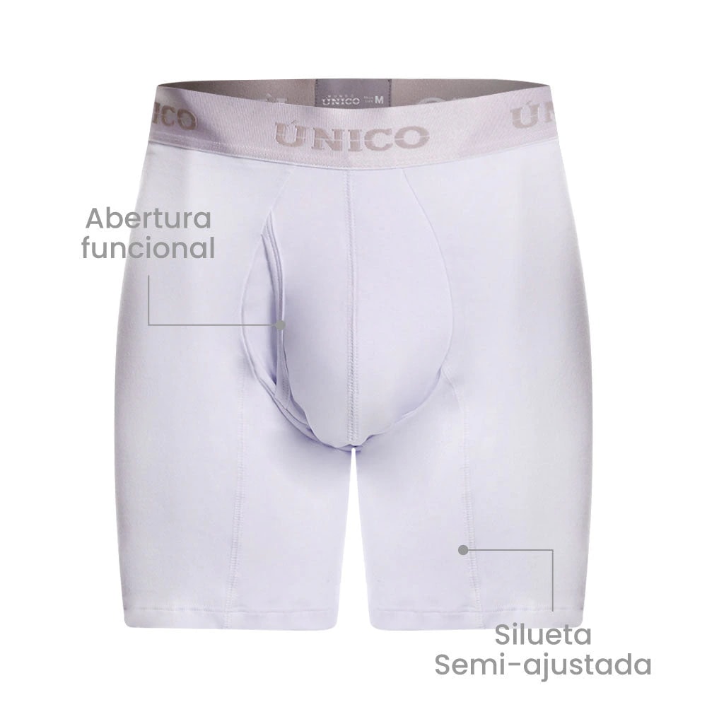 BOXER MEDIO RELAX FIT WHITE BLANCO - imagen 1
