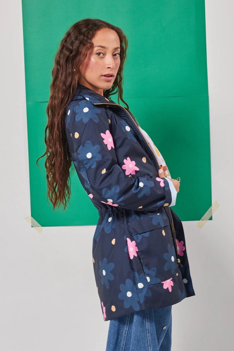 Parka Classic Maxiflor Azul - imagen 1