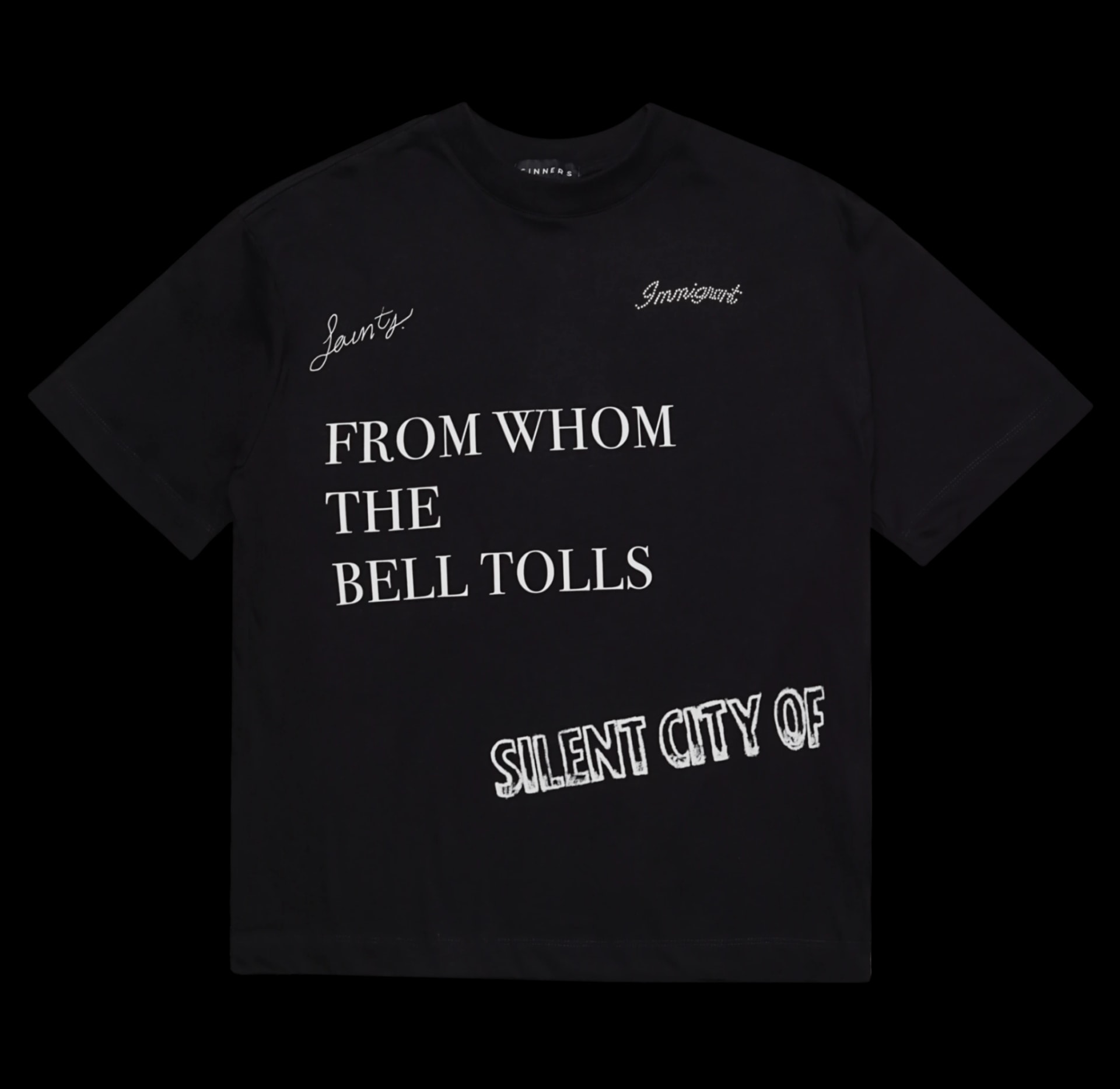 CHAMPAGNE SUPERNOVA BLACK T-SHIRT - imagen 1
