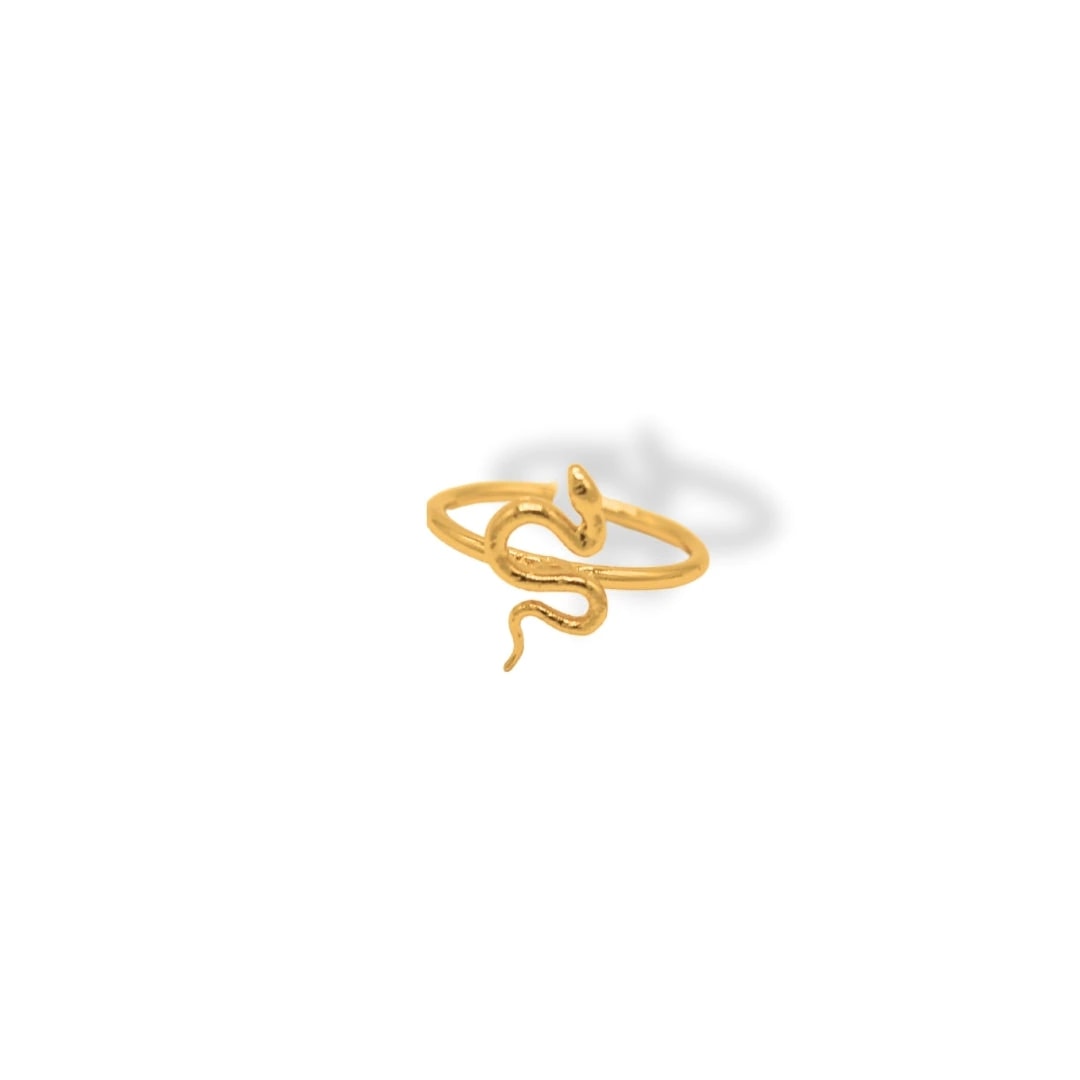 Anillo con mini serpiente - imagen 1