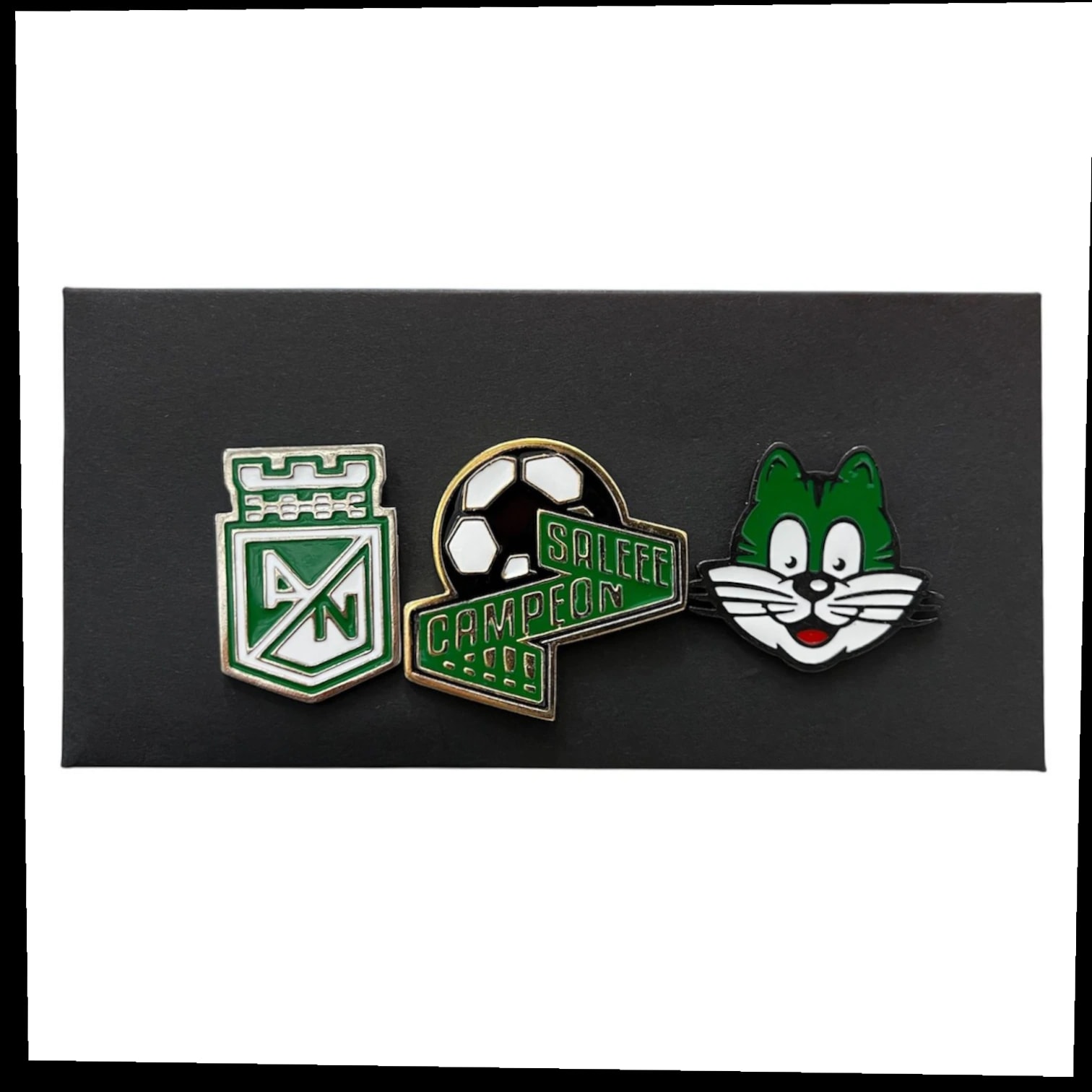 KIT PIN * 3 ESCUDO ACTUAL-BALON-NACHO - imagen 1