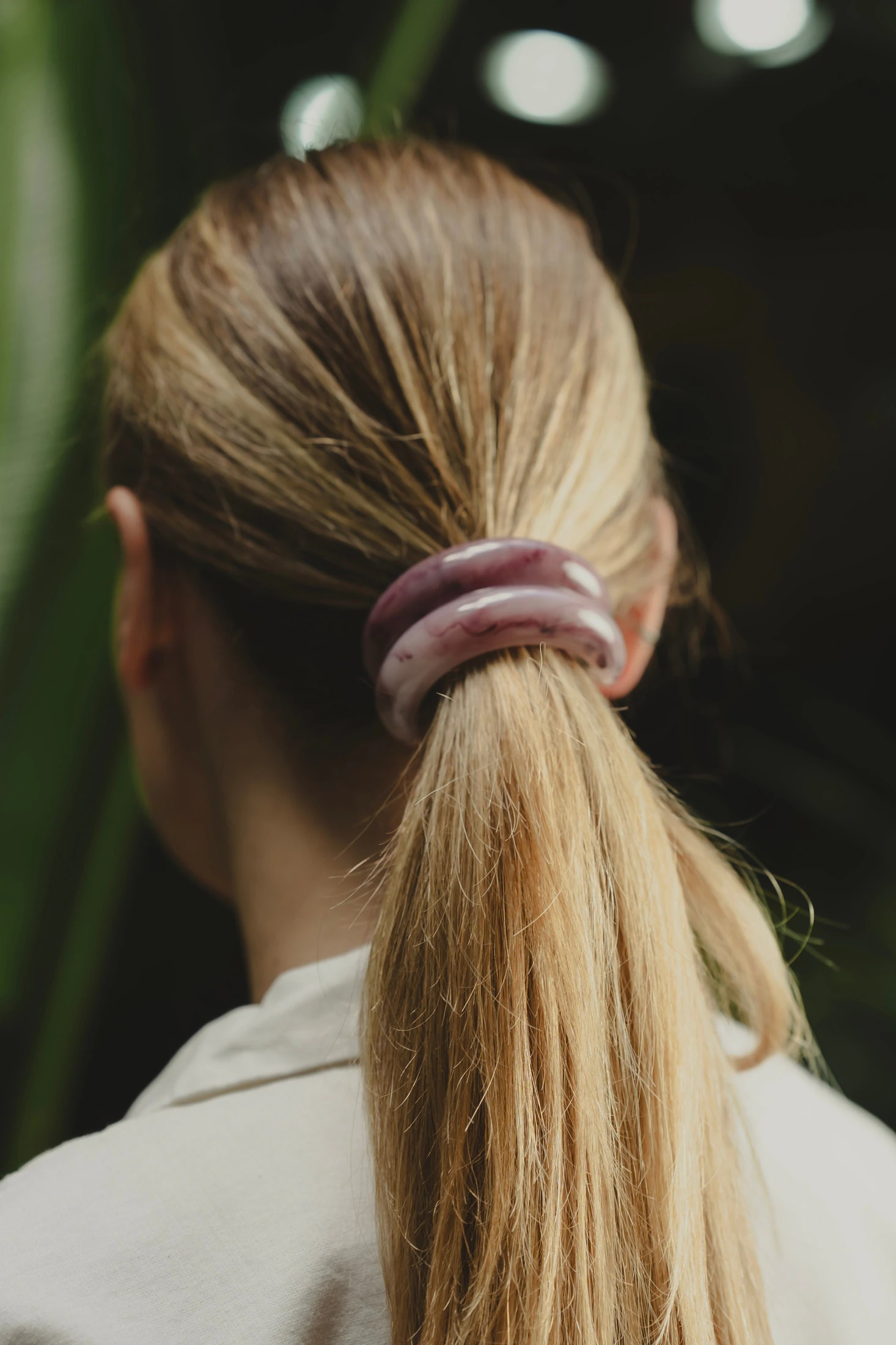 HAIR BUN VIOLET - imagen 1