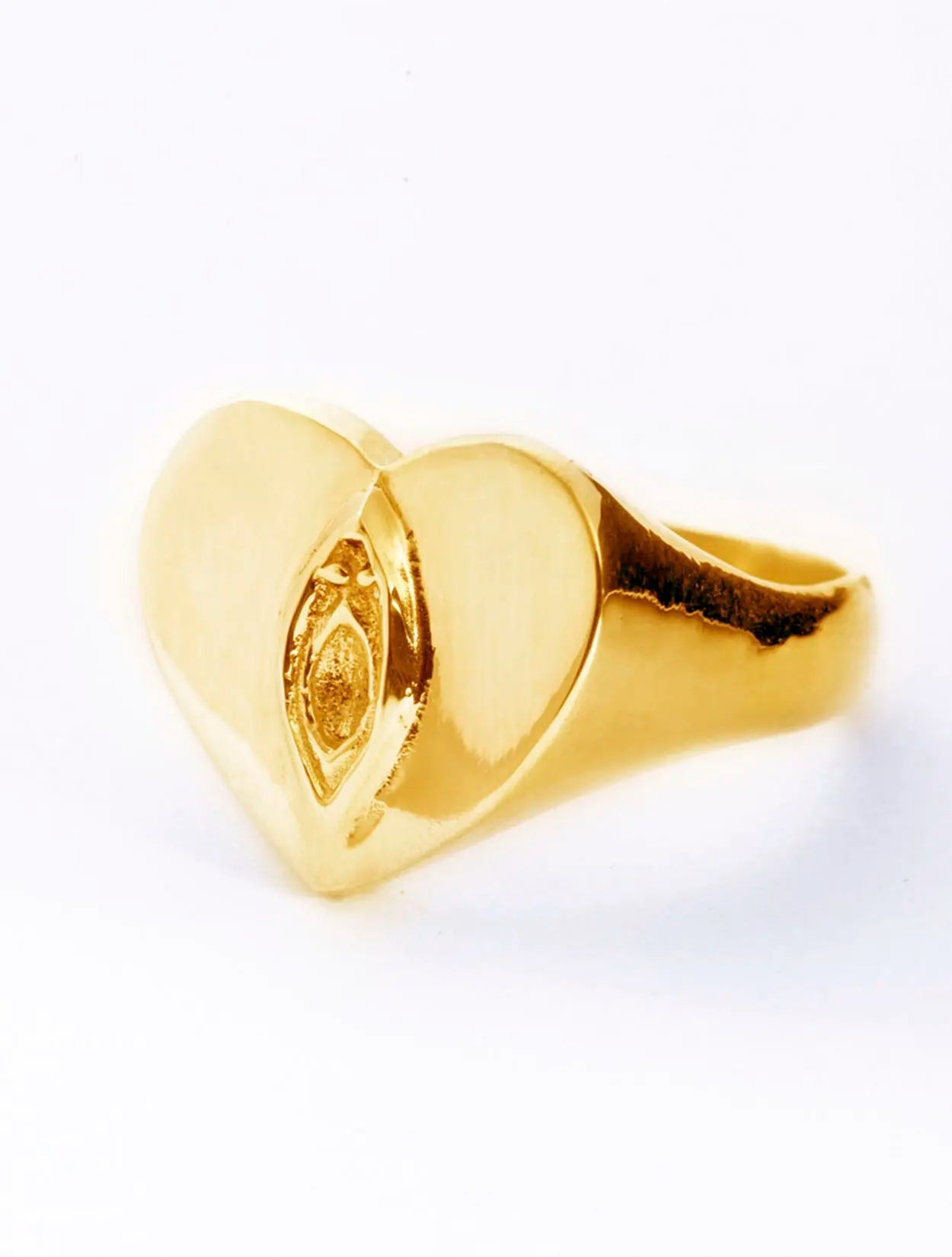 ANILLO CORAZÓN VULVA - imagen 1