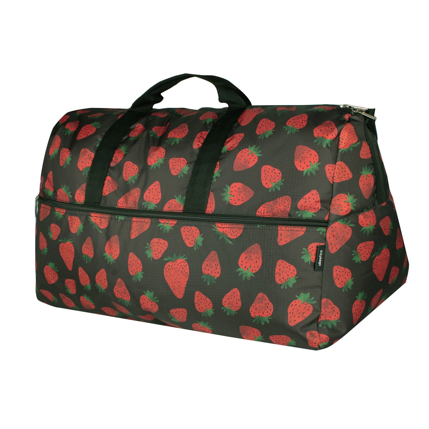Maleta XL ULTRA Plegable Estampado Fresas Citybags - imagen 1