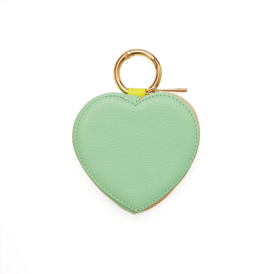 APPLE GREEN HEART charm (coinholder) - imagen 1