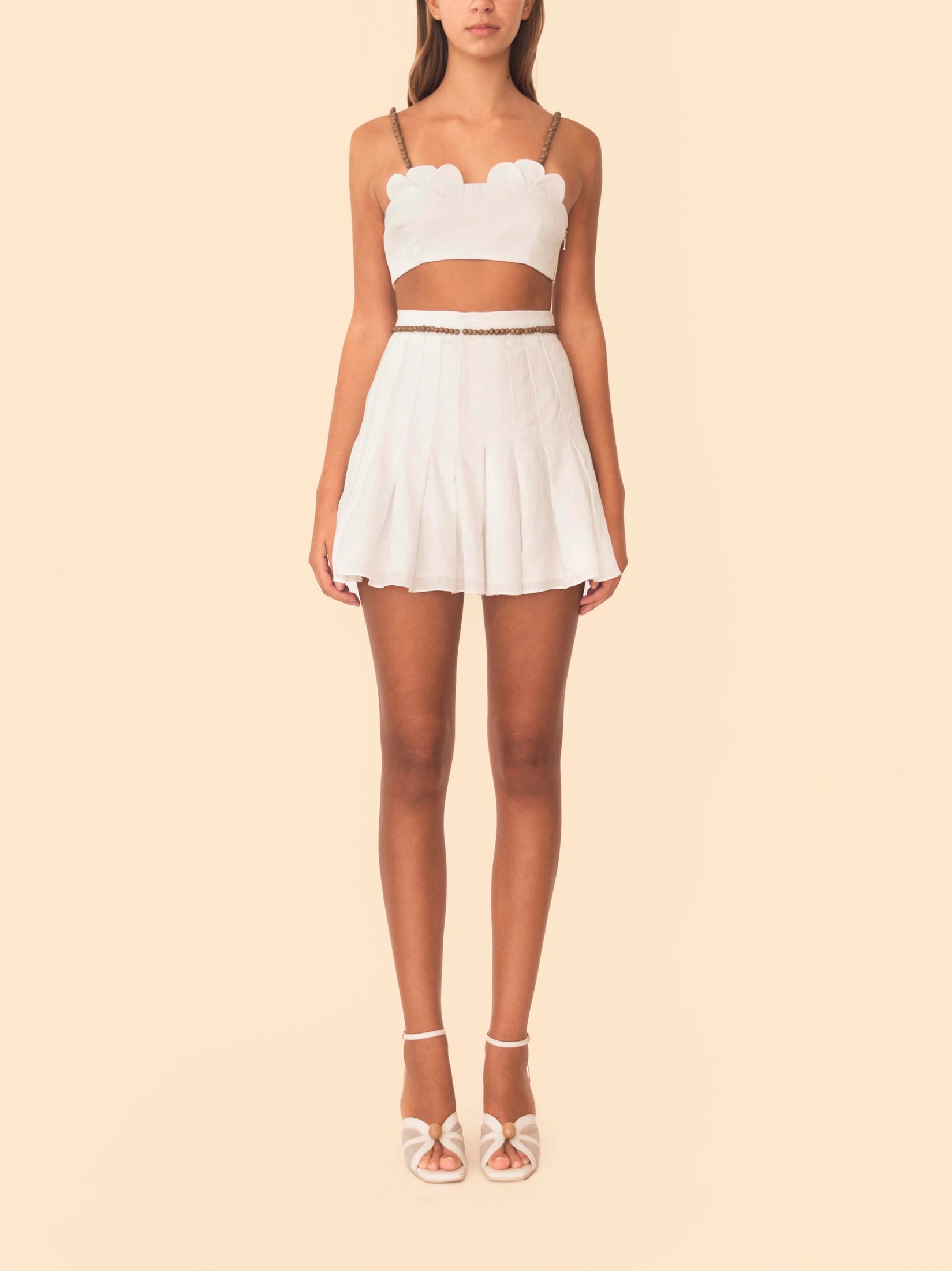 YARA SKIRT IVORY - imagen 1
