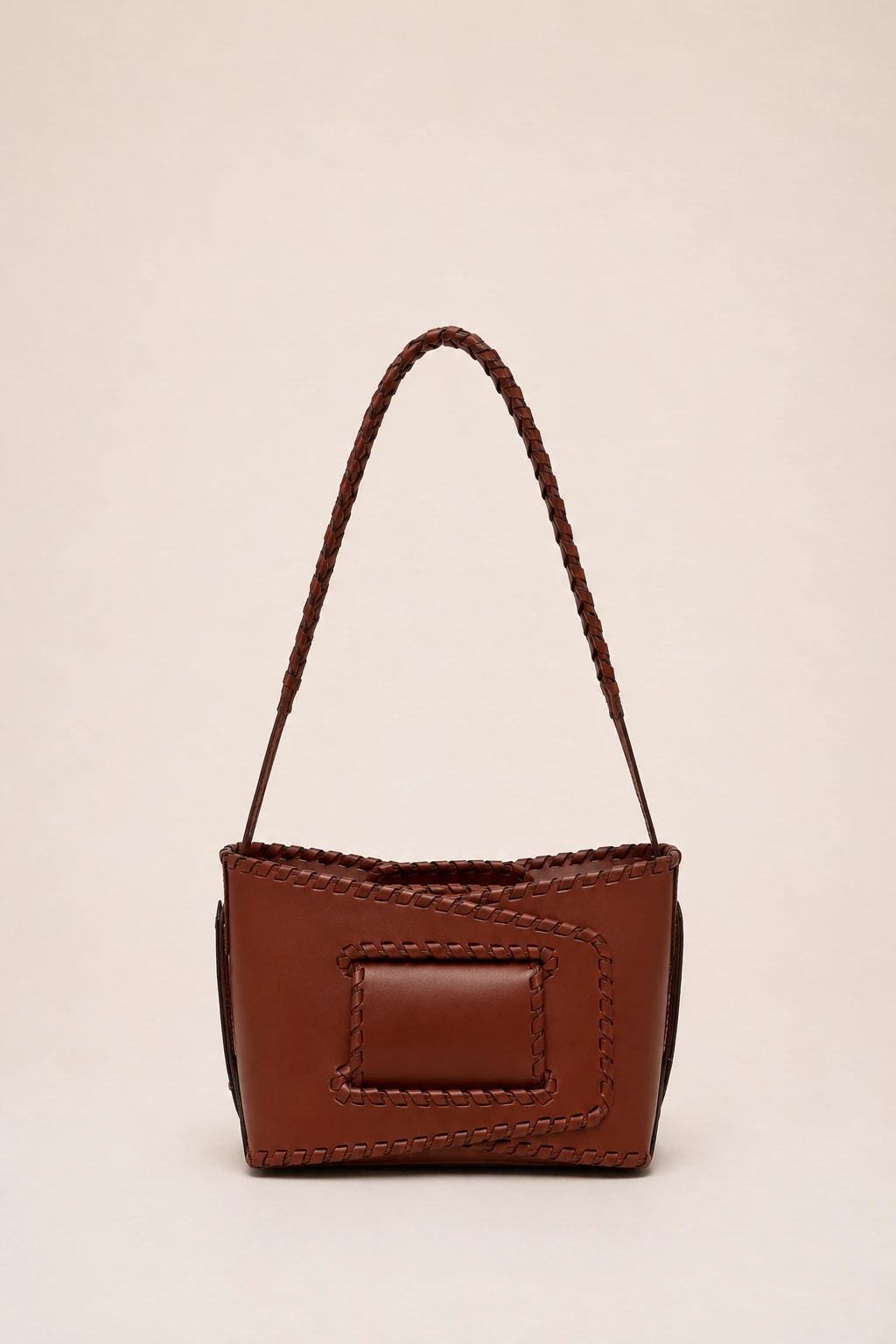 Omamori Bag, Braided - Brown - imagen 1