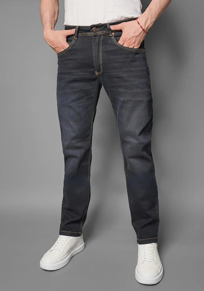 Jean para Hombre Color Azul Oscuro con Dirty | Thunder - imagen 1