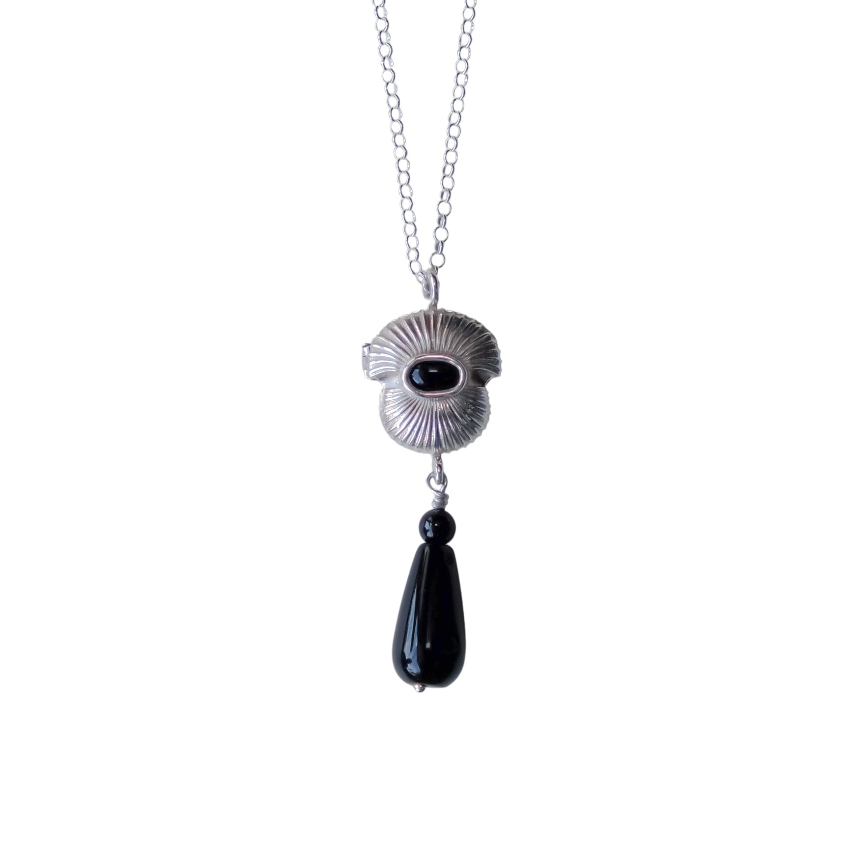 Collar Relicario Oda Ónix - imagen 1