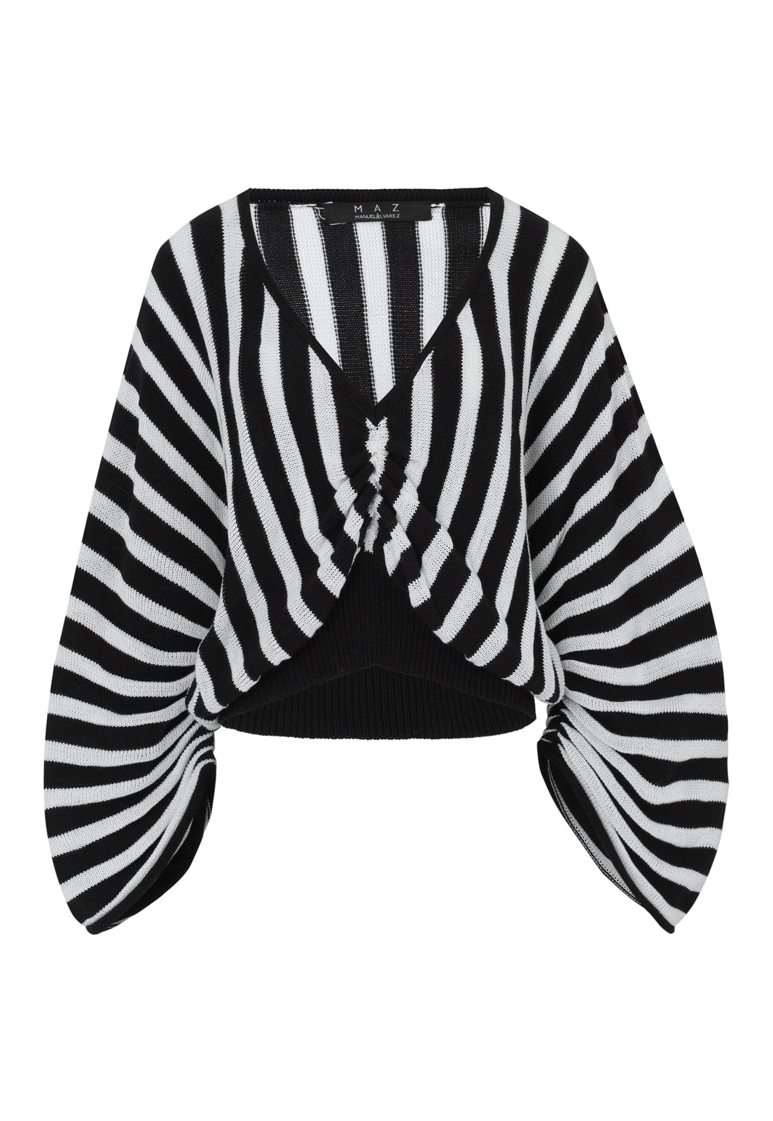 TWO TONE V NECK SWEATER - imagen 1