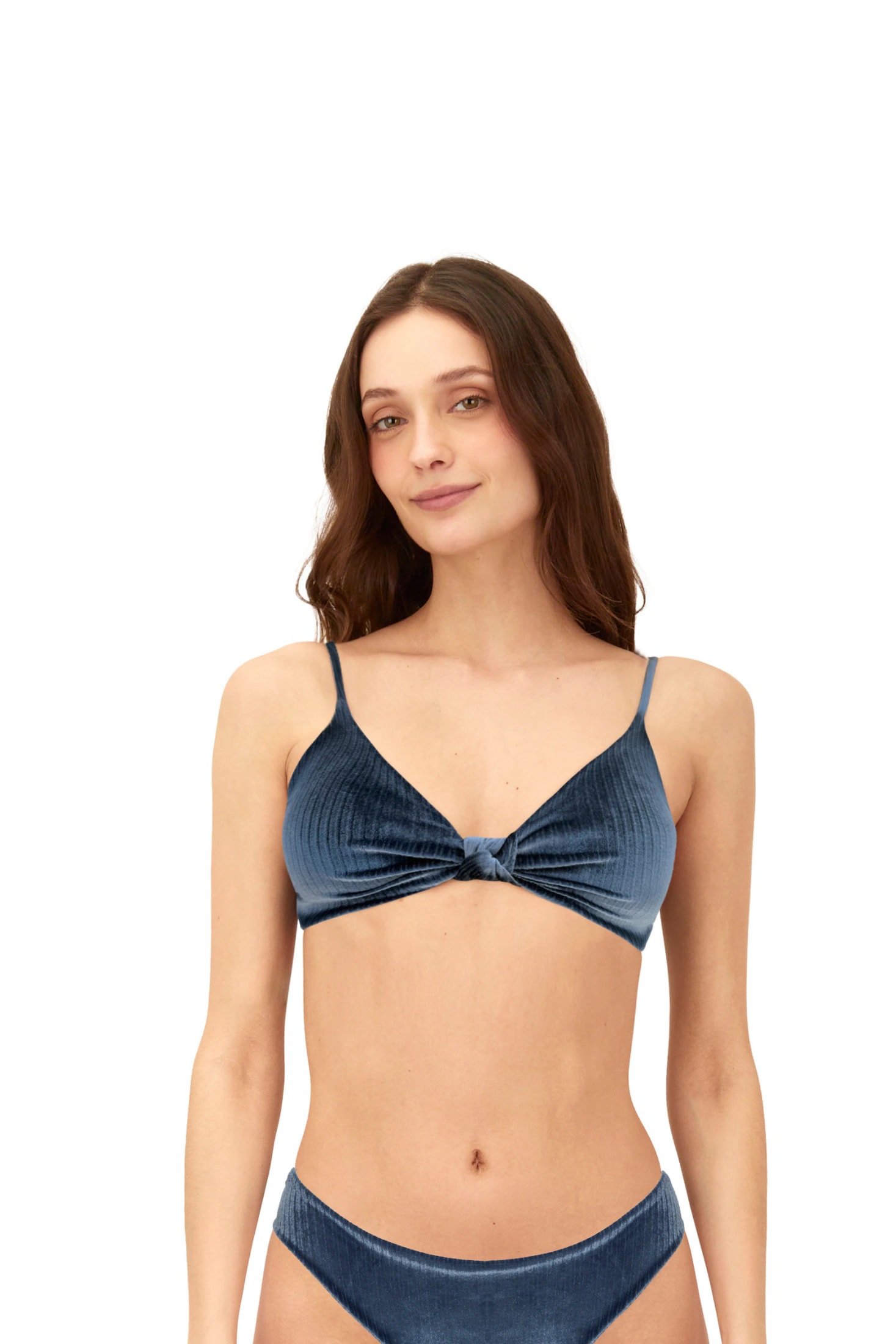Velvet Deep Blue Connection Top - imagen 1
