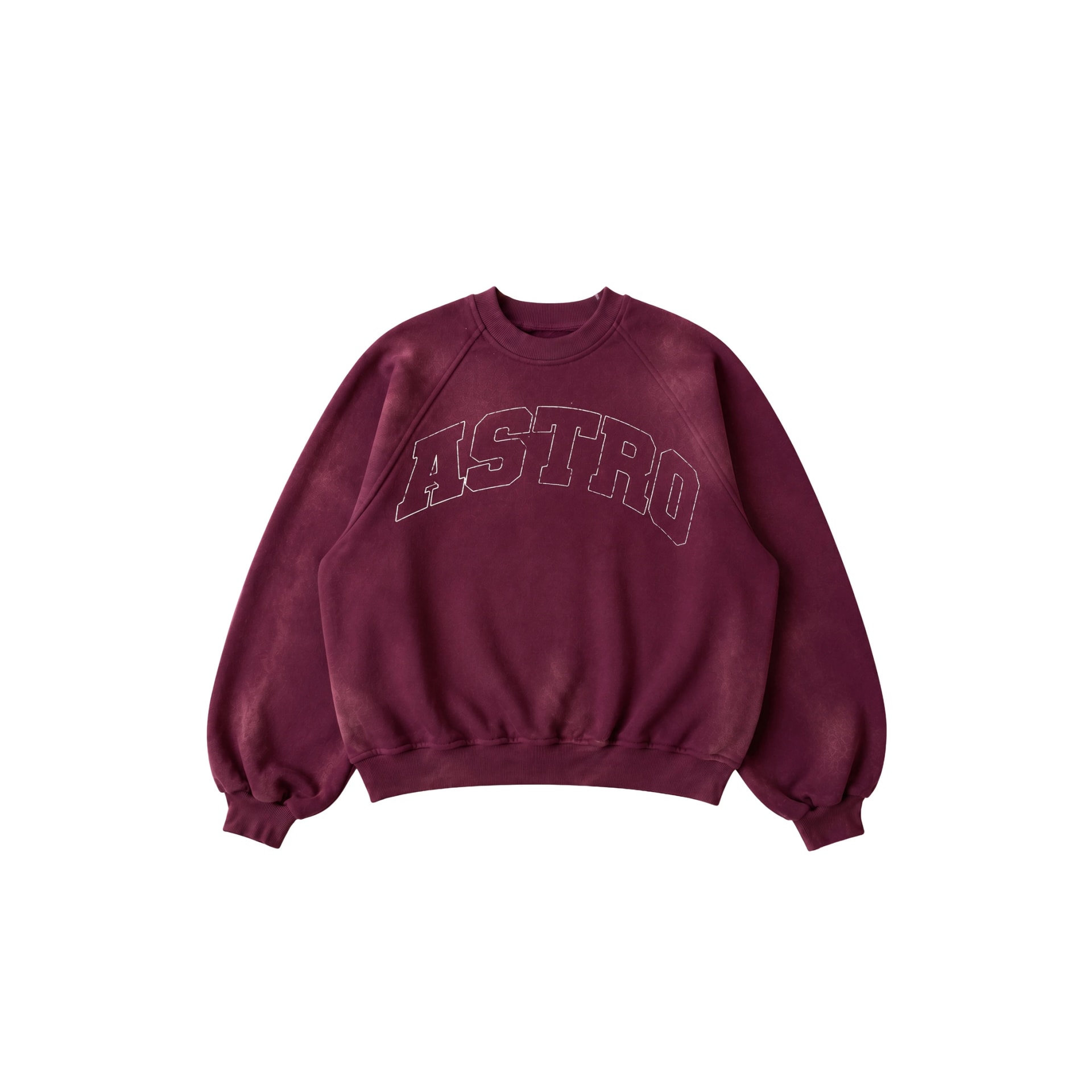 Crewneck Sun Faded — Burgundy - imagen 1