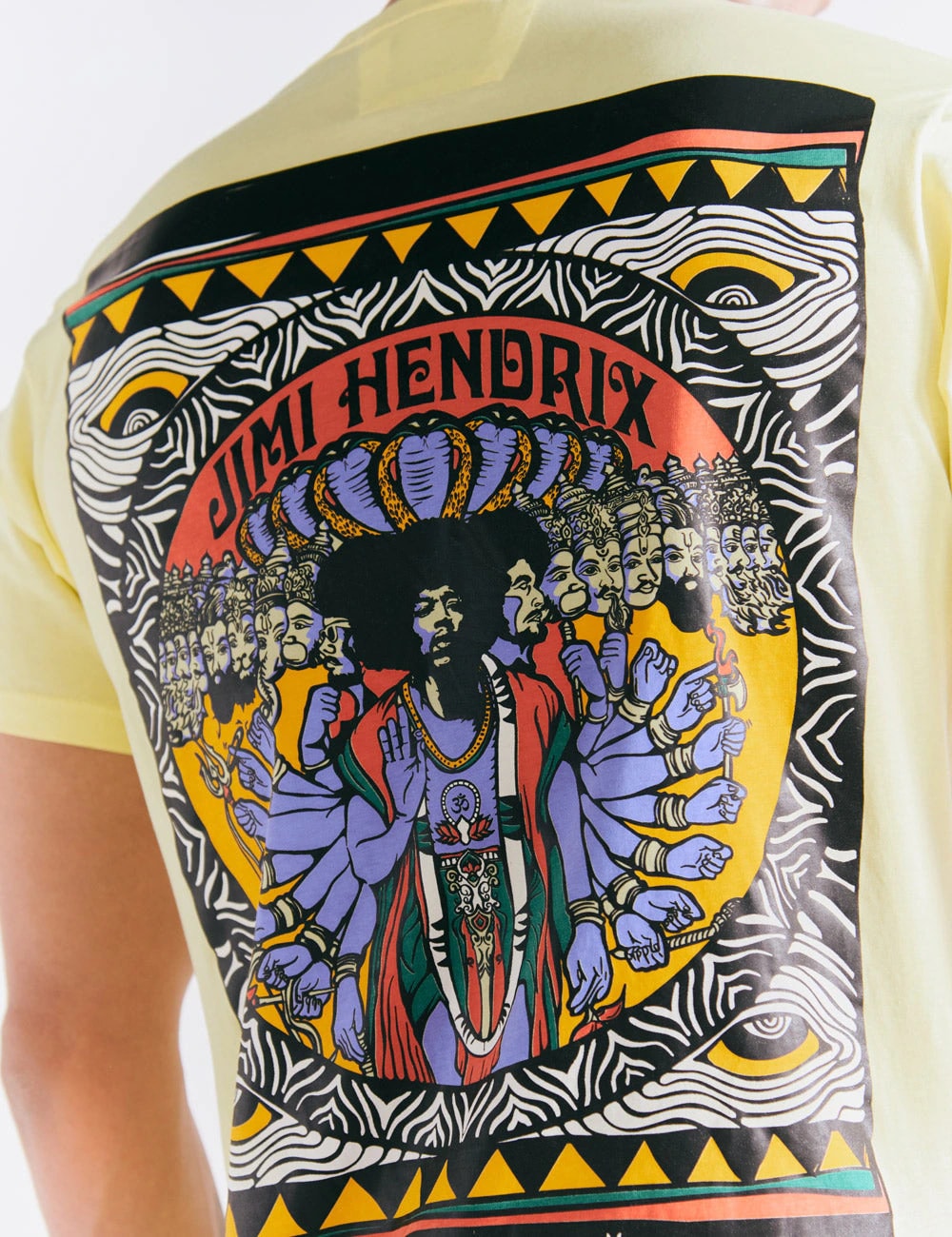 Camiseta Regular Fit Jimi hendrix  amarillo Hombre - imagen 1