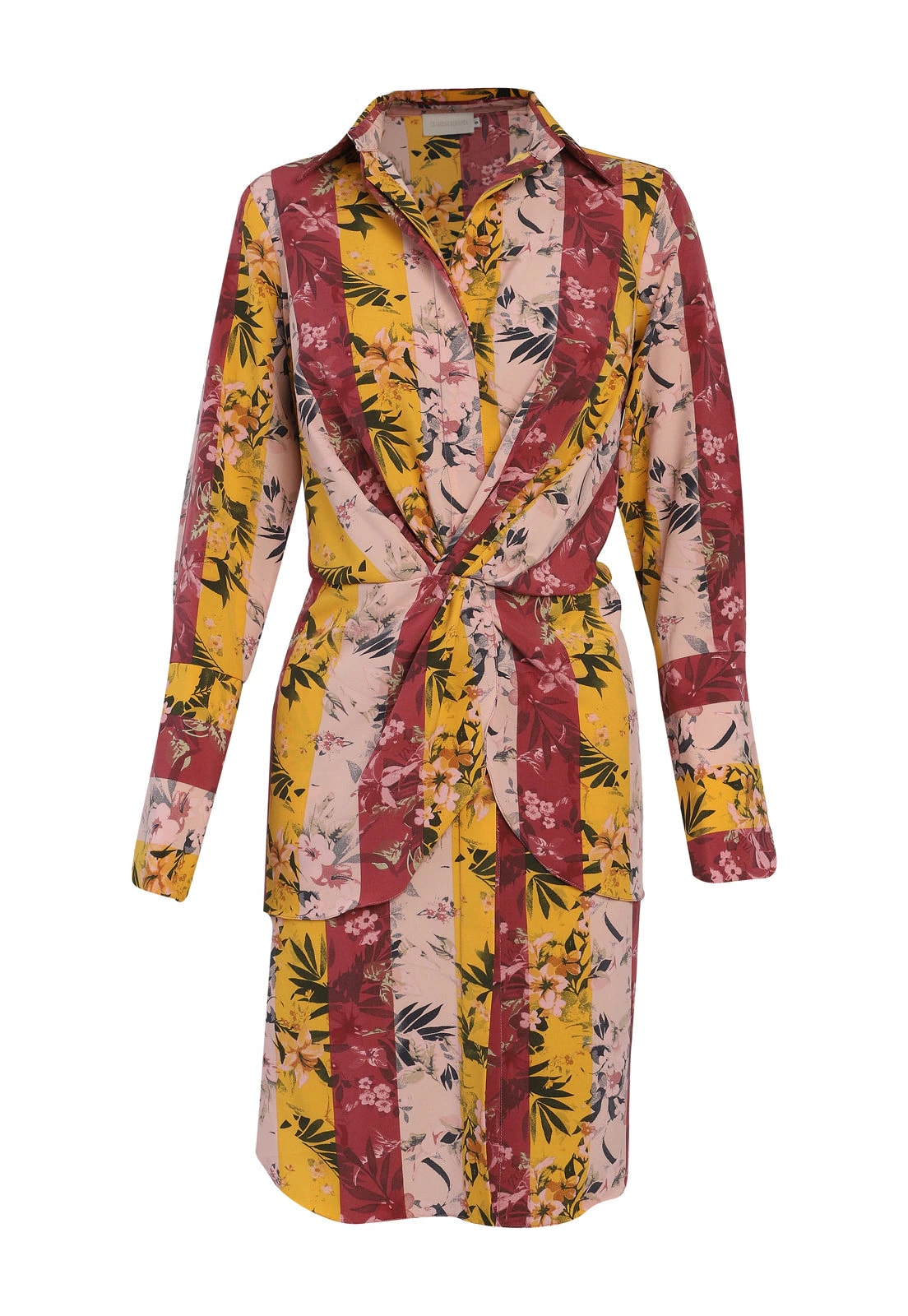 VESTIDO NUDO RAYAS - imagen 1
