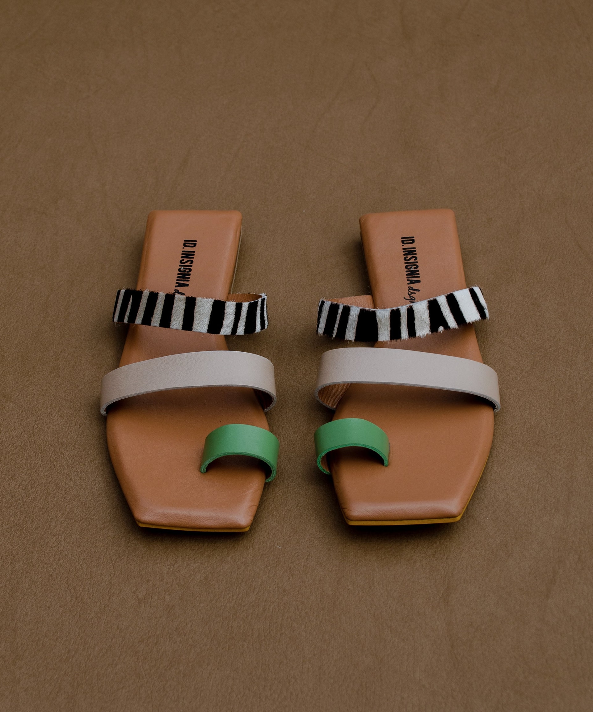 The Ocaso sandal – verde/taupe – edición limitada - imagen 1