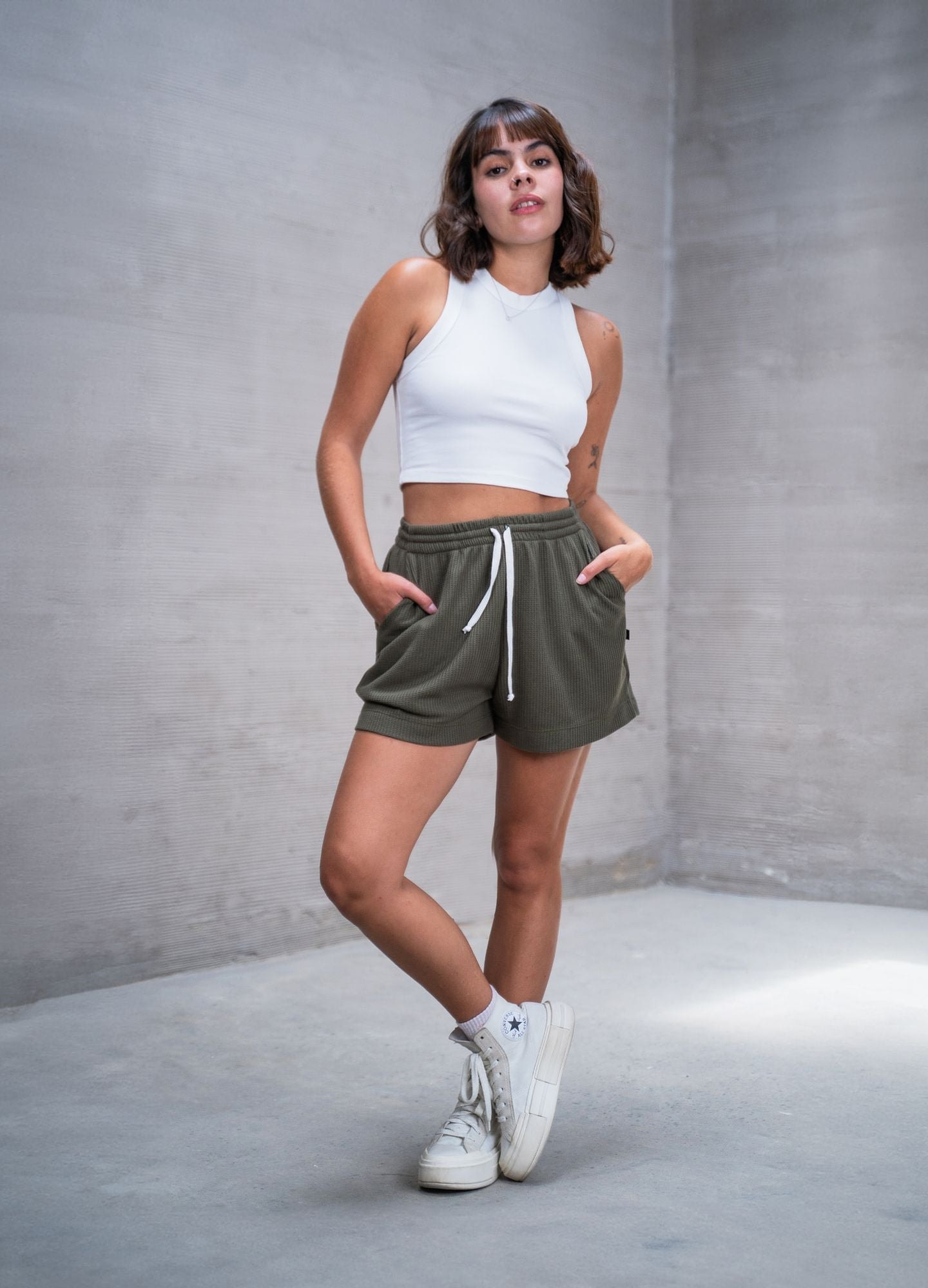 Short Grid - Verde - imagen 1
