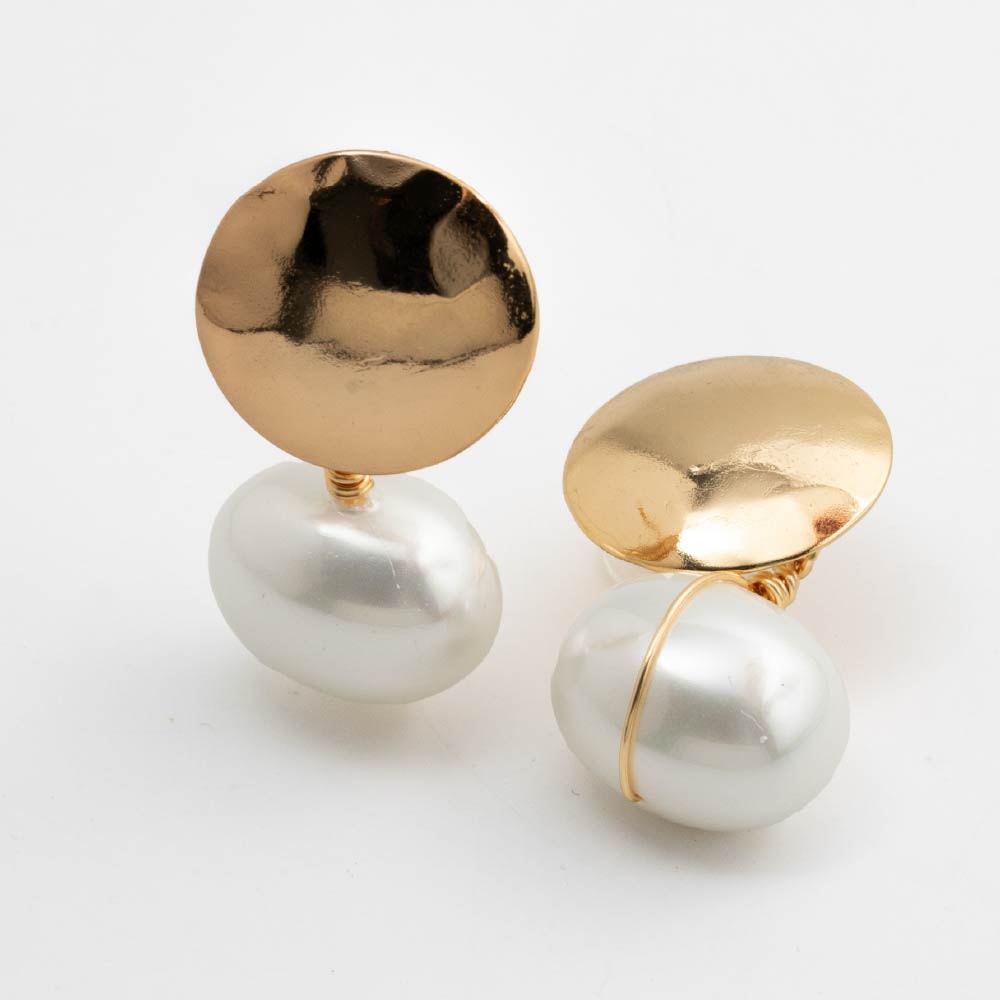 Aretes Impulso Dorado - imagen 1