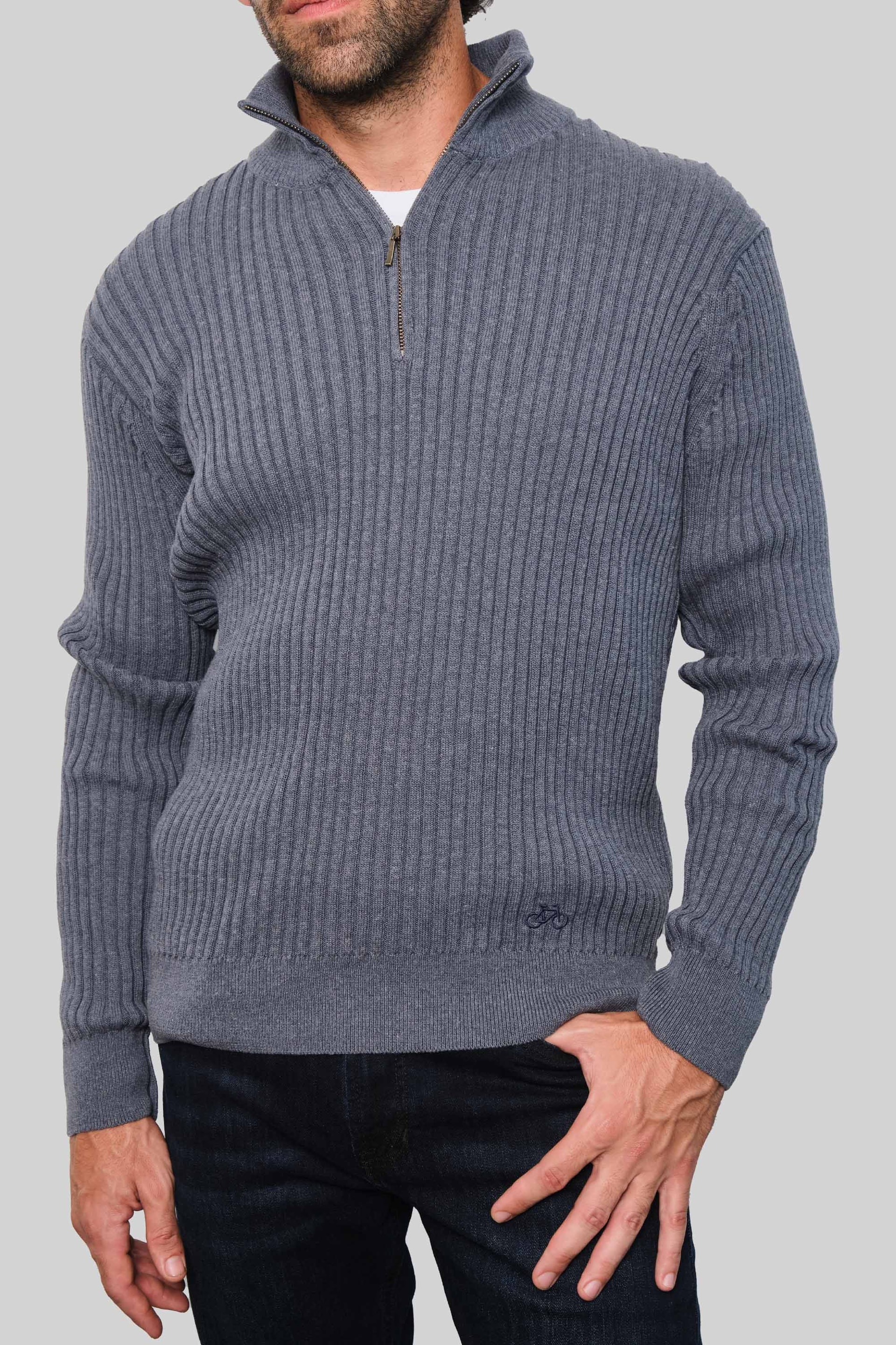 SACO LINED HALF ZIP MIDNIGHT - imagen 1