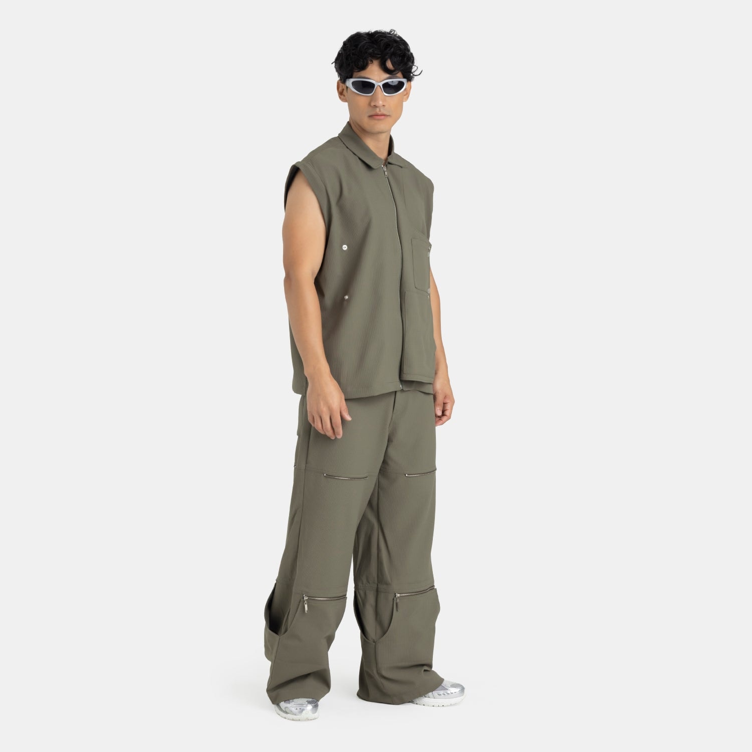 Pantalón Active Convertible Verde Militar - imagen 1