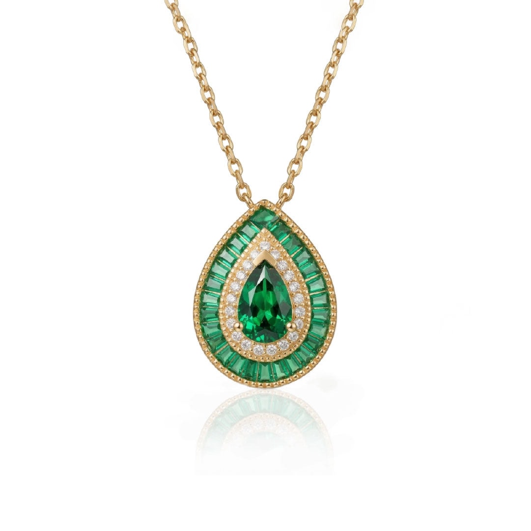 Collar Aqua Esmeralda - imagen 1