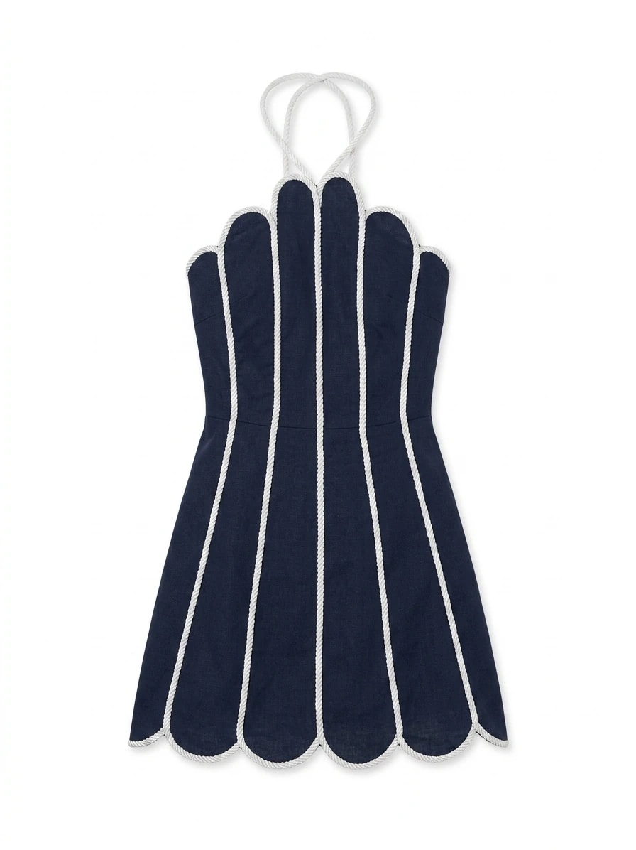 LENNY DRESS NAVY - imagen 1