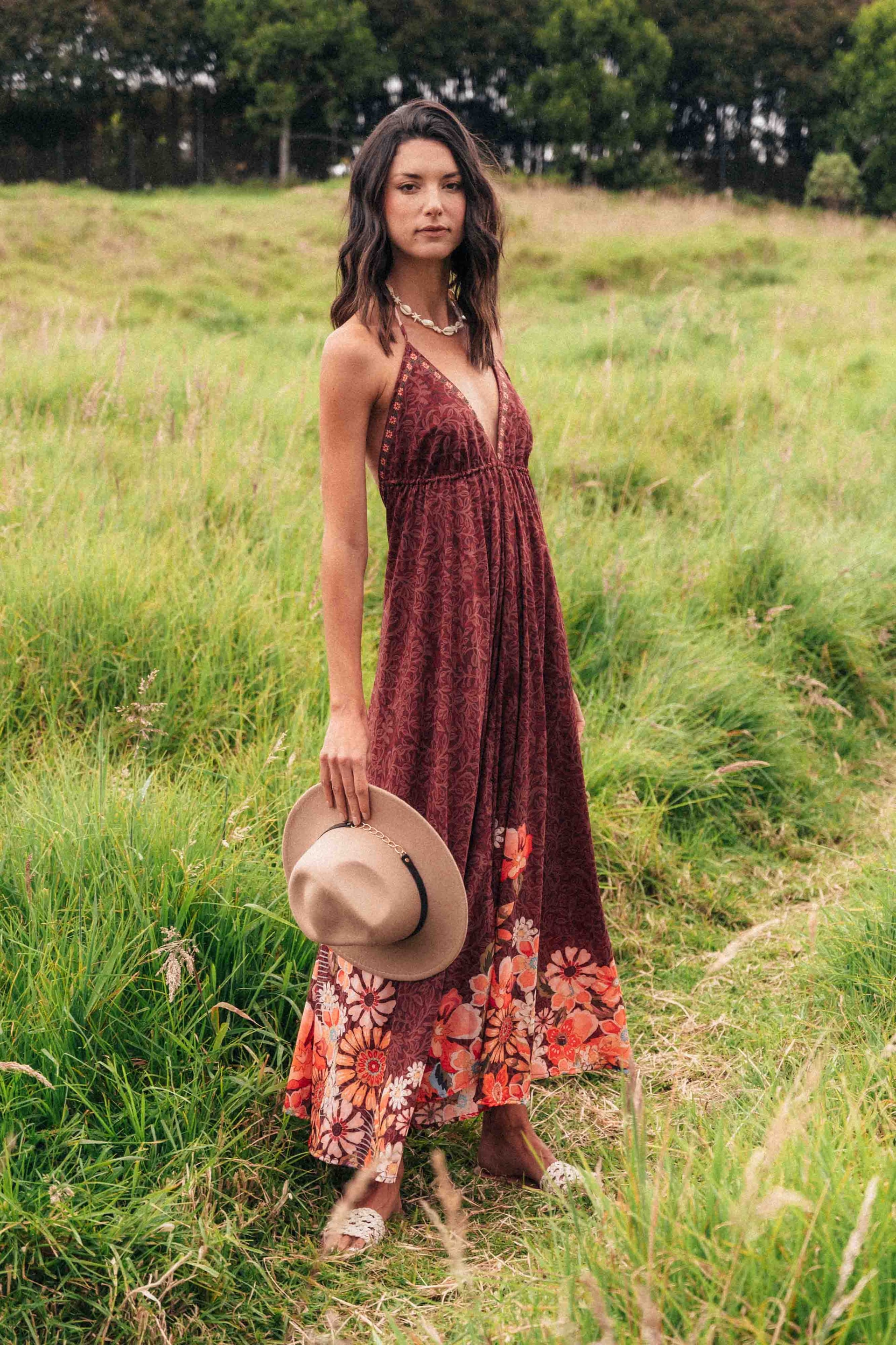 Vestido Largo Bohemia Tropical - imagen 1