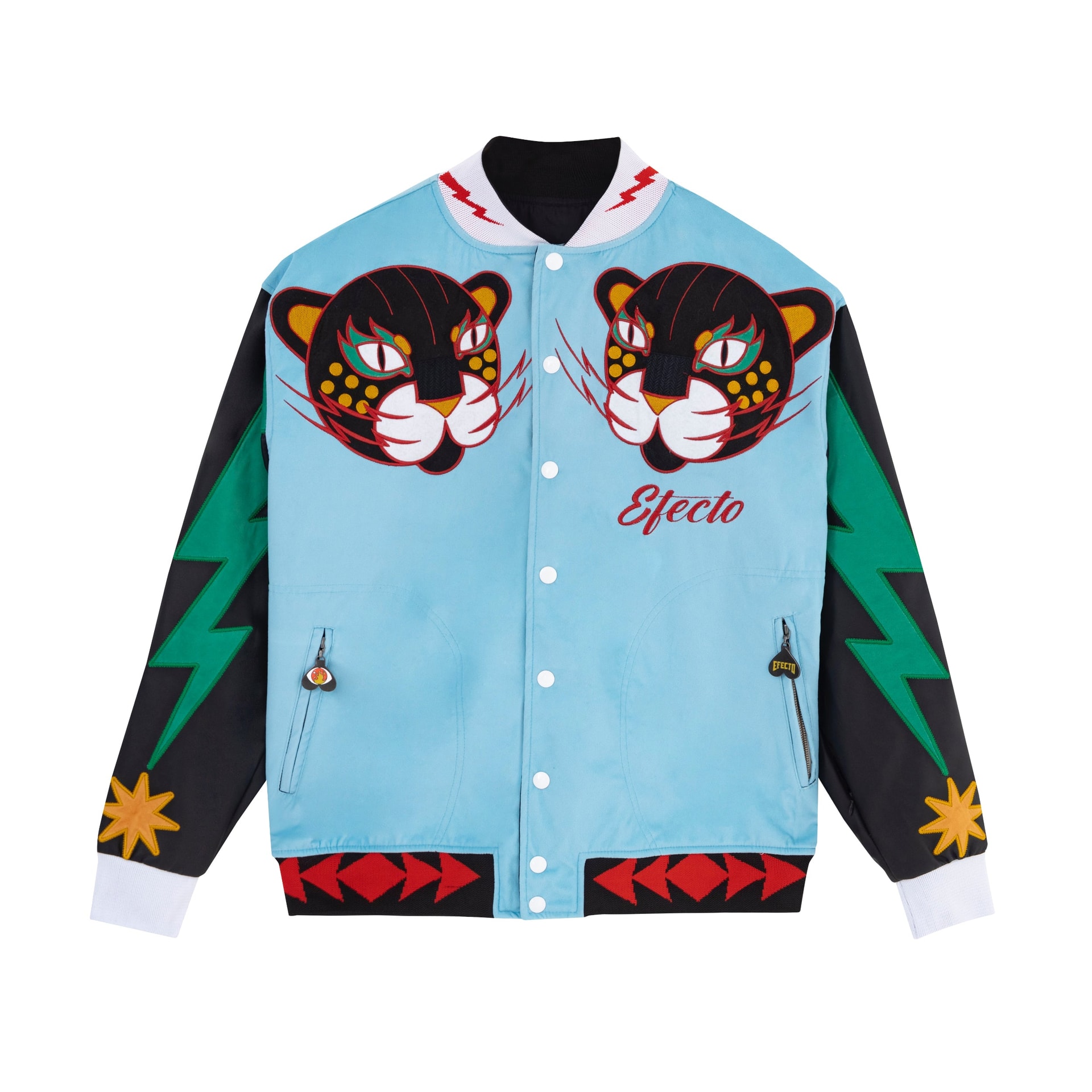 JACKET REVERSIBLE FELINE THUNDER AZUL - imagen 1